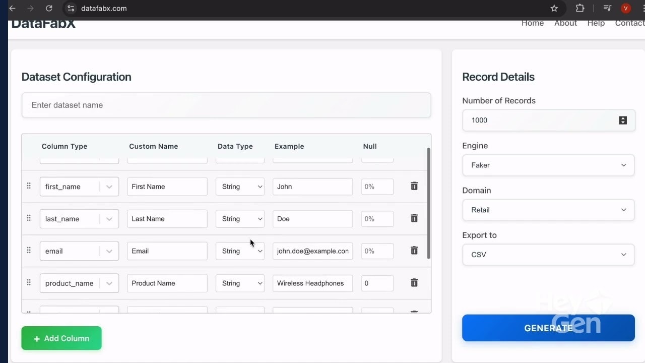 DataFabX screenshot 1
