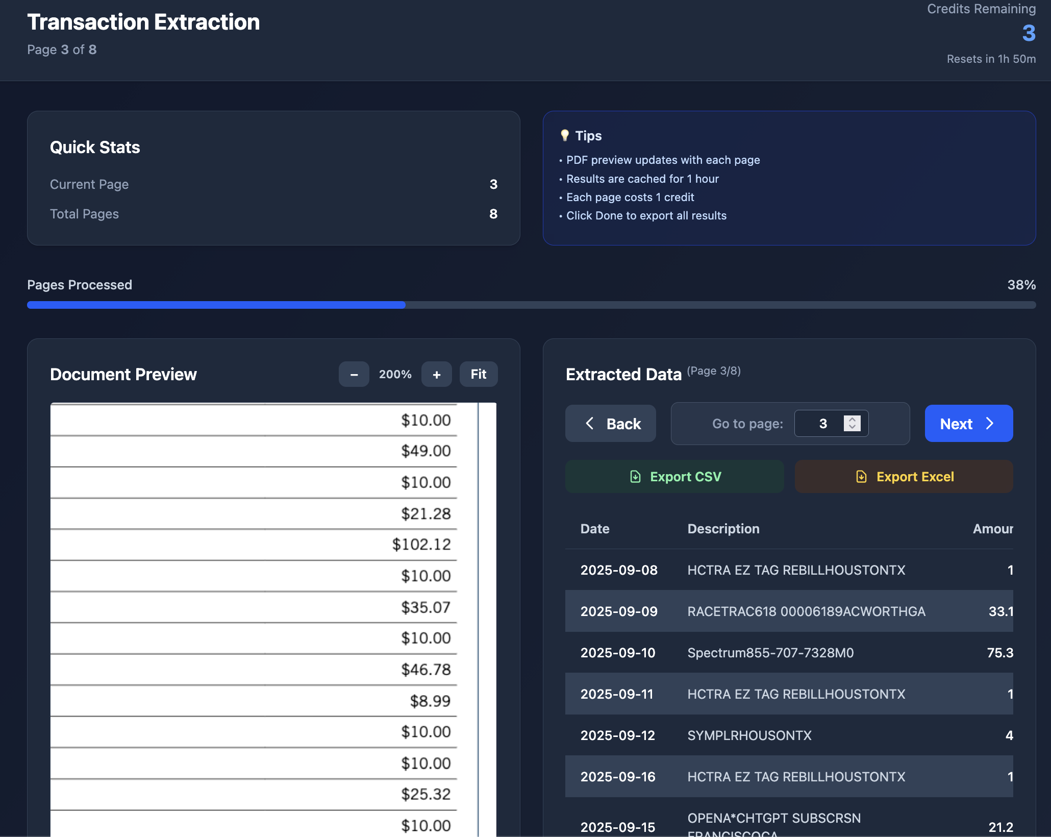 Bank Statement Converter screenshot 3