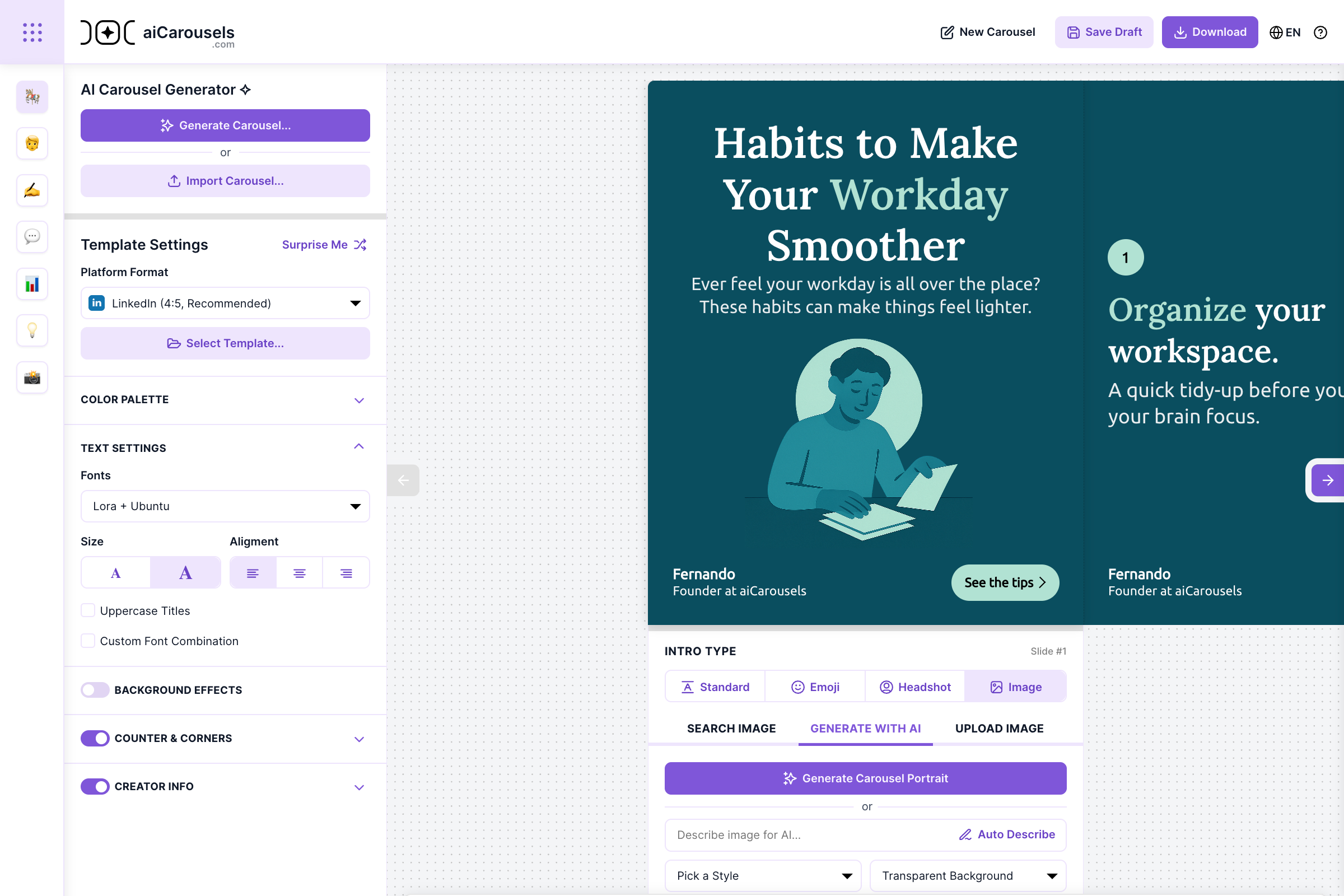aiCarousels 4.0 screenshot 1