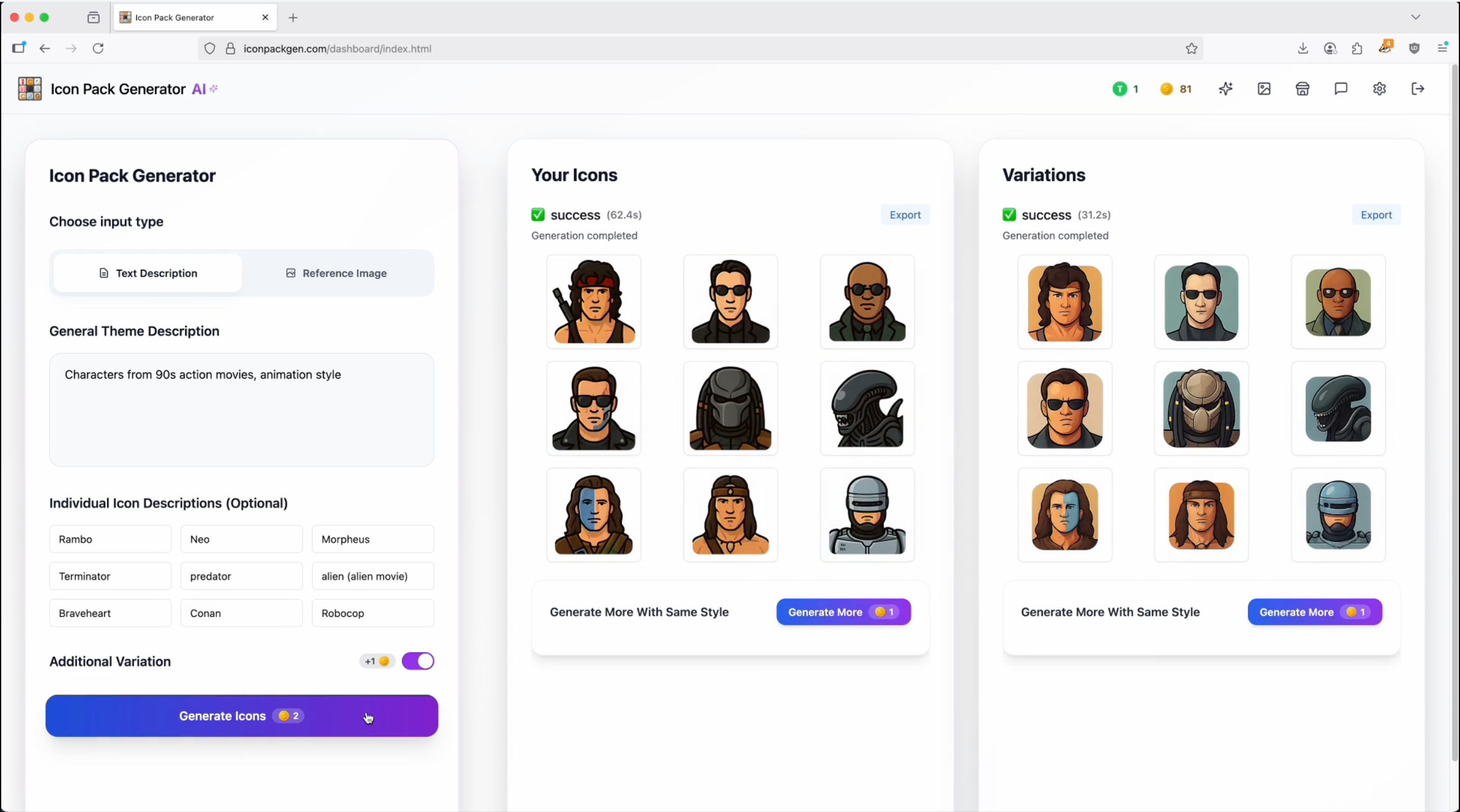 Icon Pack Generator screenshot 6