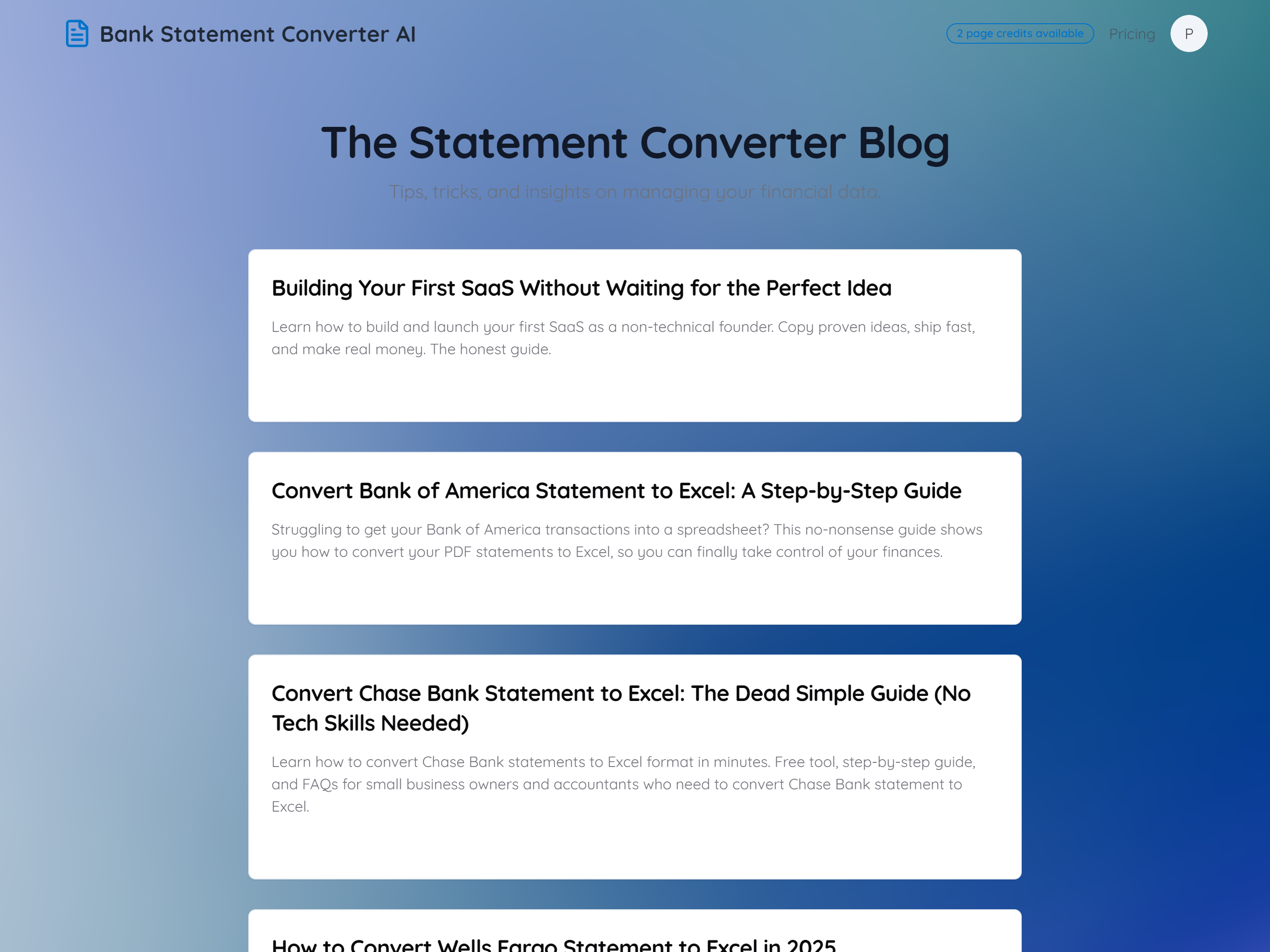 Bank Statement Converter AI screenshot 3