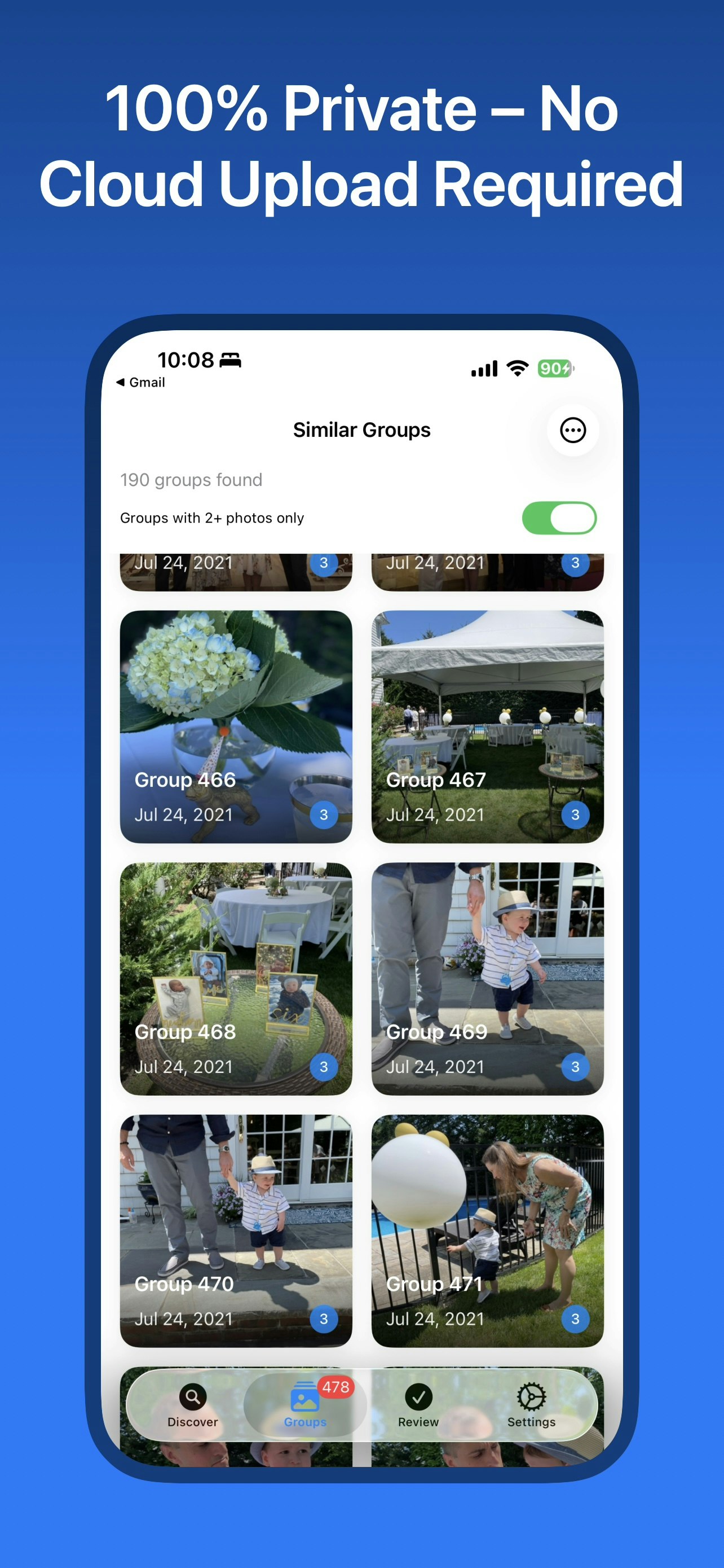Similars: clean your photo library screenshot 4