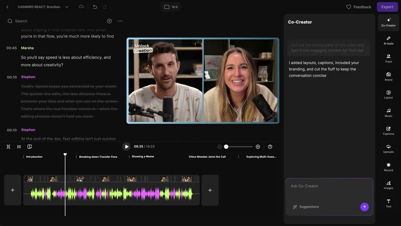 Chat-Based Editing by Riverside screenshot 4