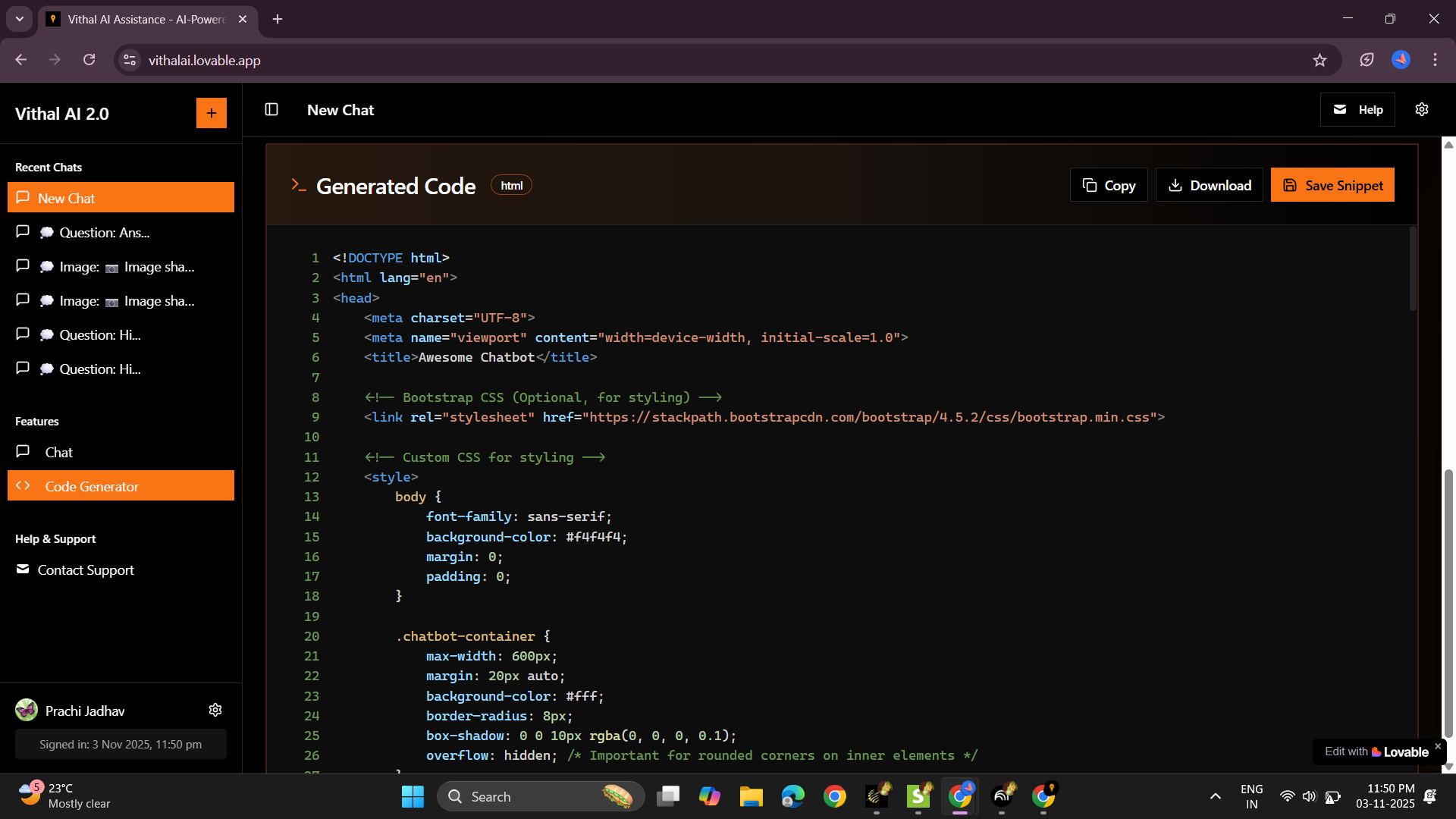 Vithal.Ai screenshot 6