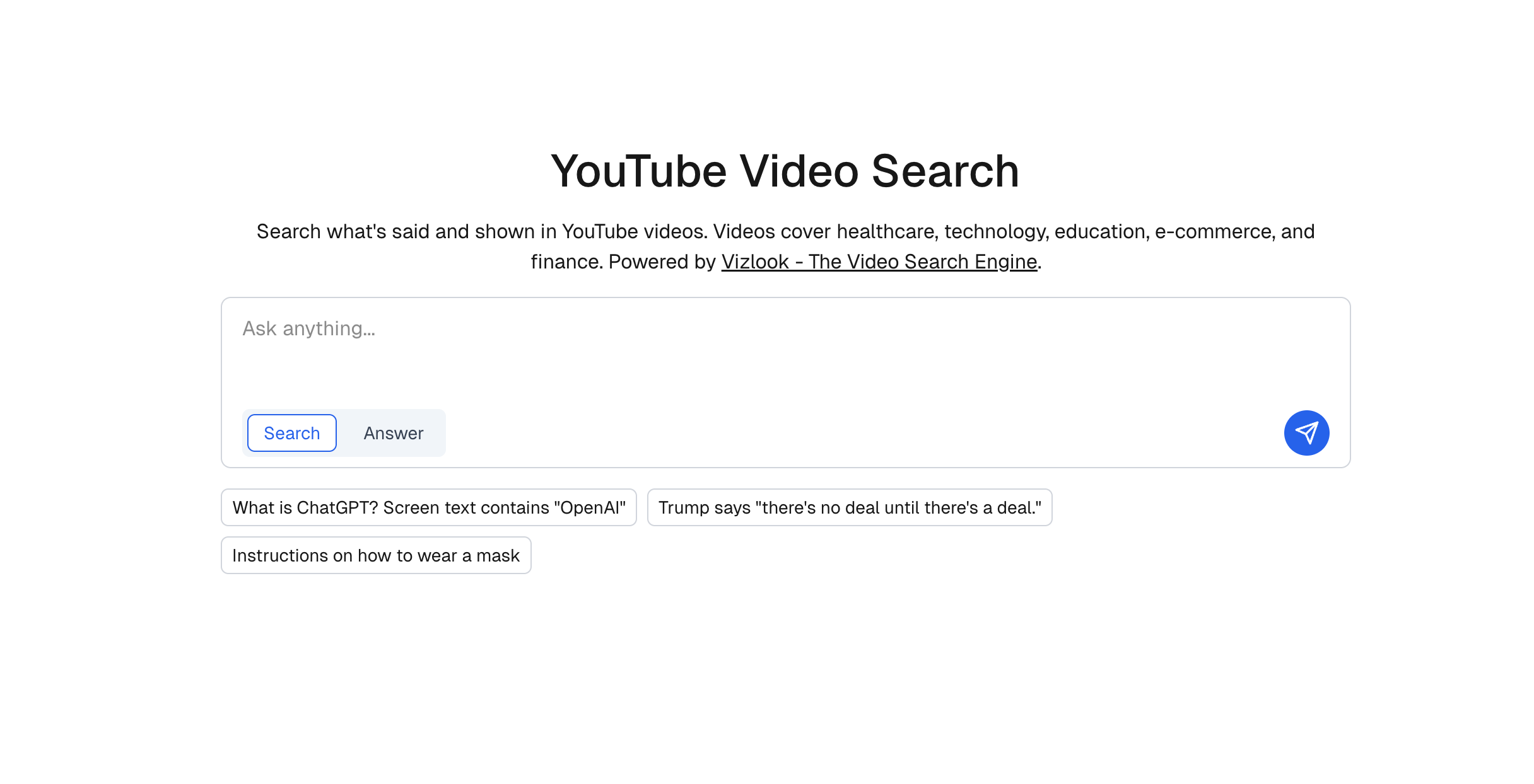 YouTube Search screenshot 1