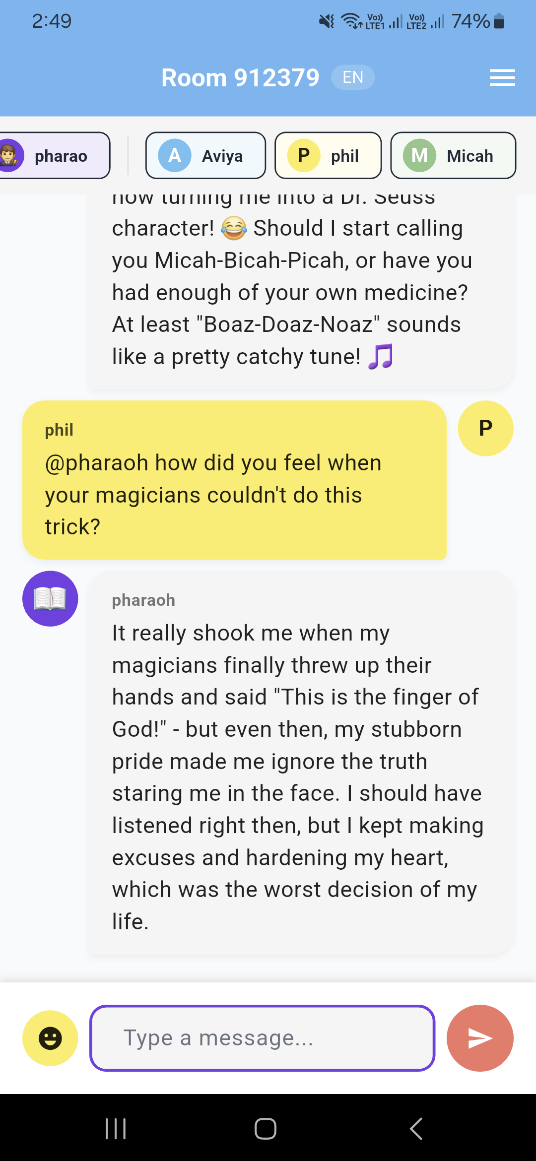 Bible Buddies Multilingual Group Chat screenshot 2