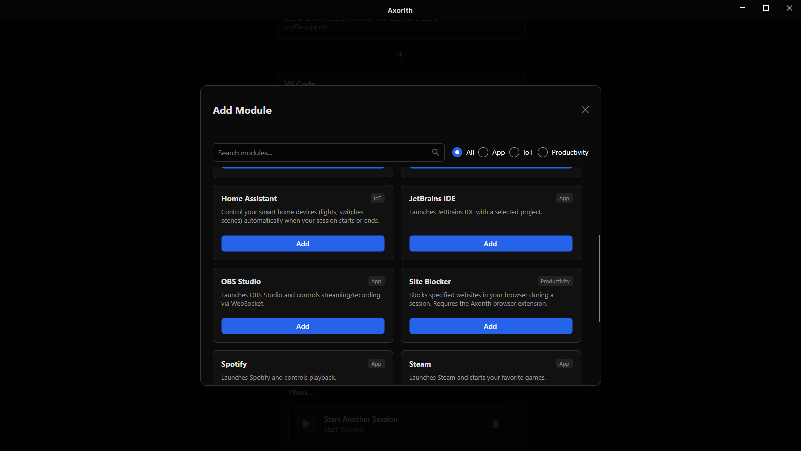Axorith screenshot 4