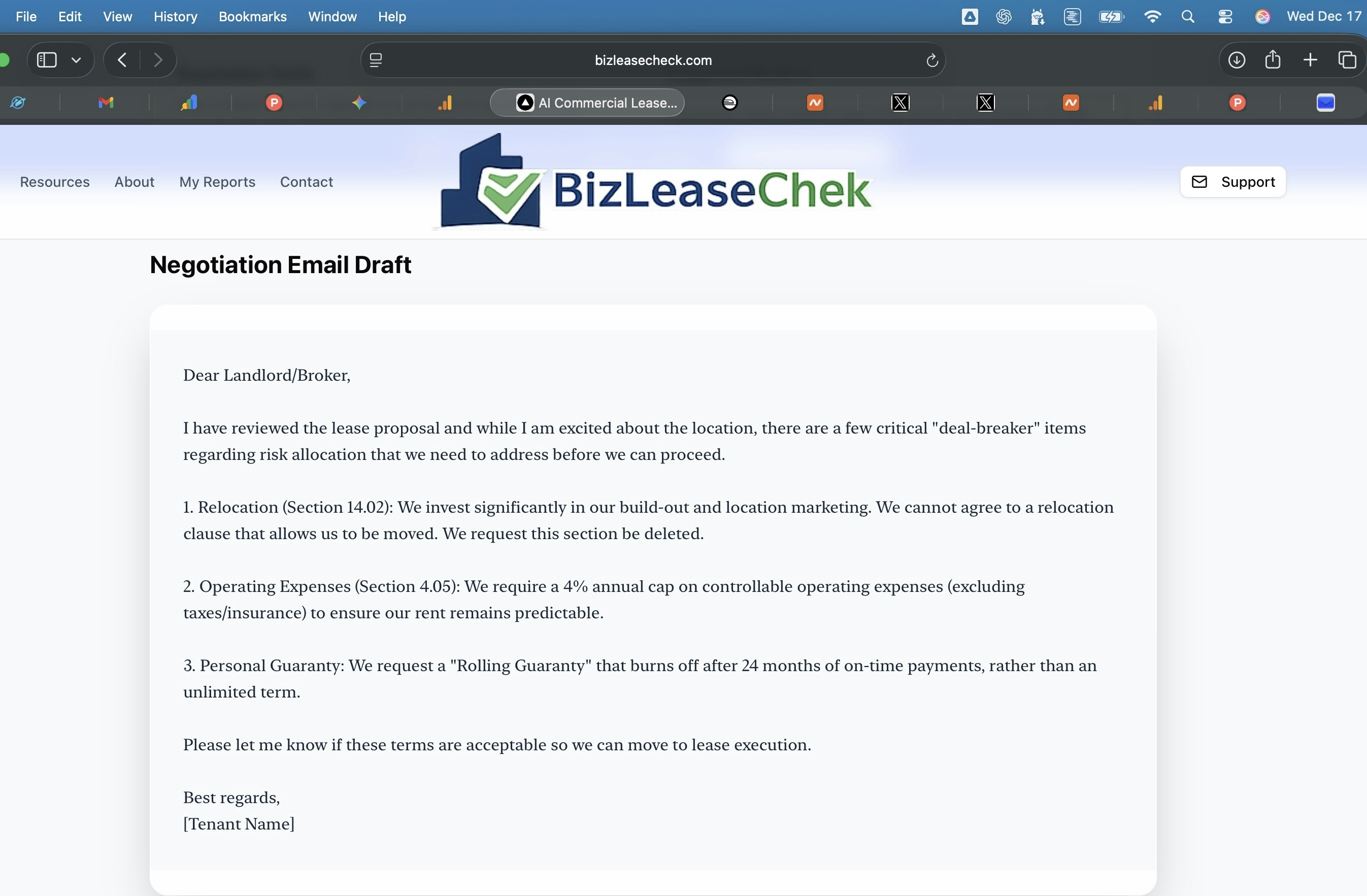 BizLeaseCheck screenshot 3