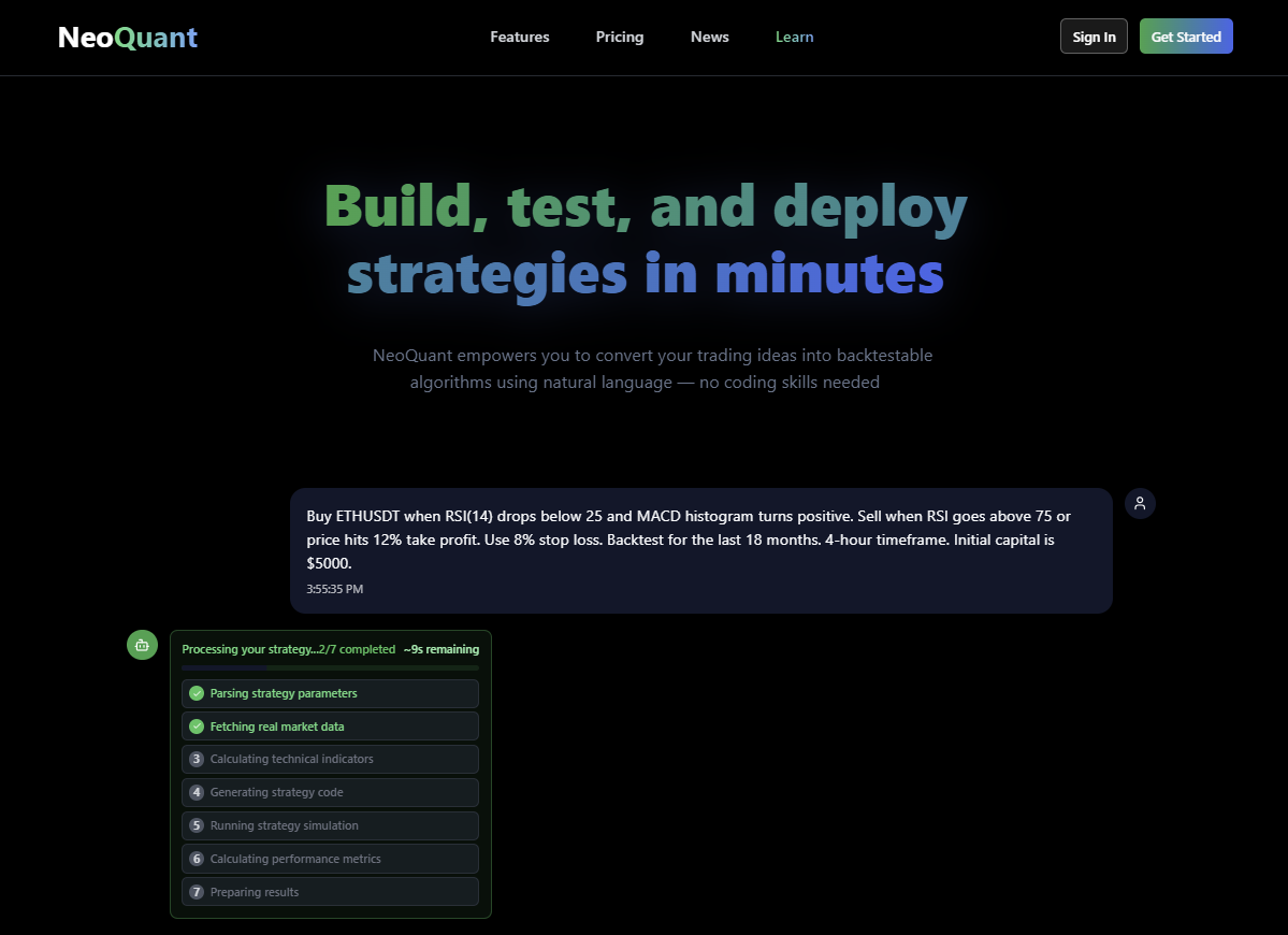 NeoQuant screenshot 3