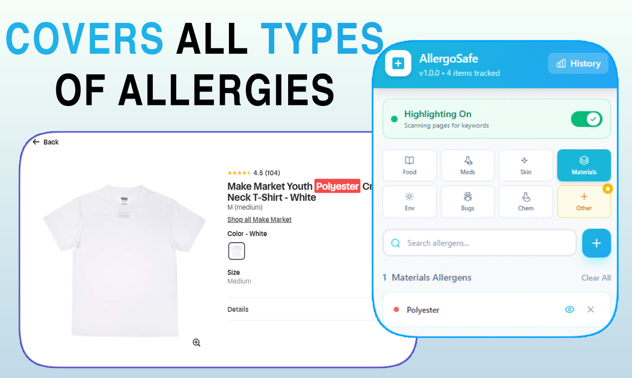 AllergoSafe screenshot 2