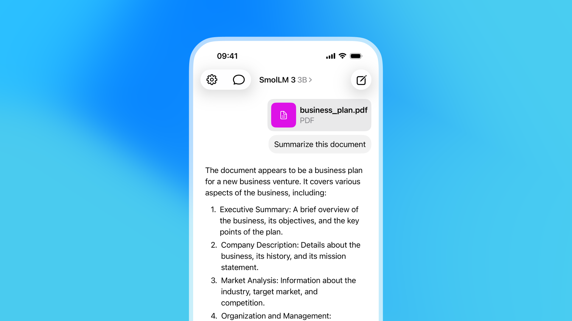 Locally AI Chat with your documents screenshot 1