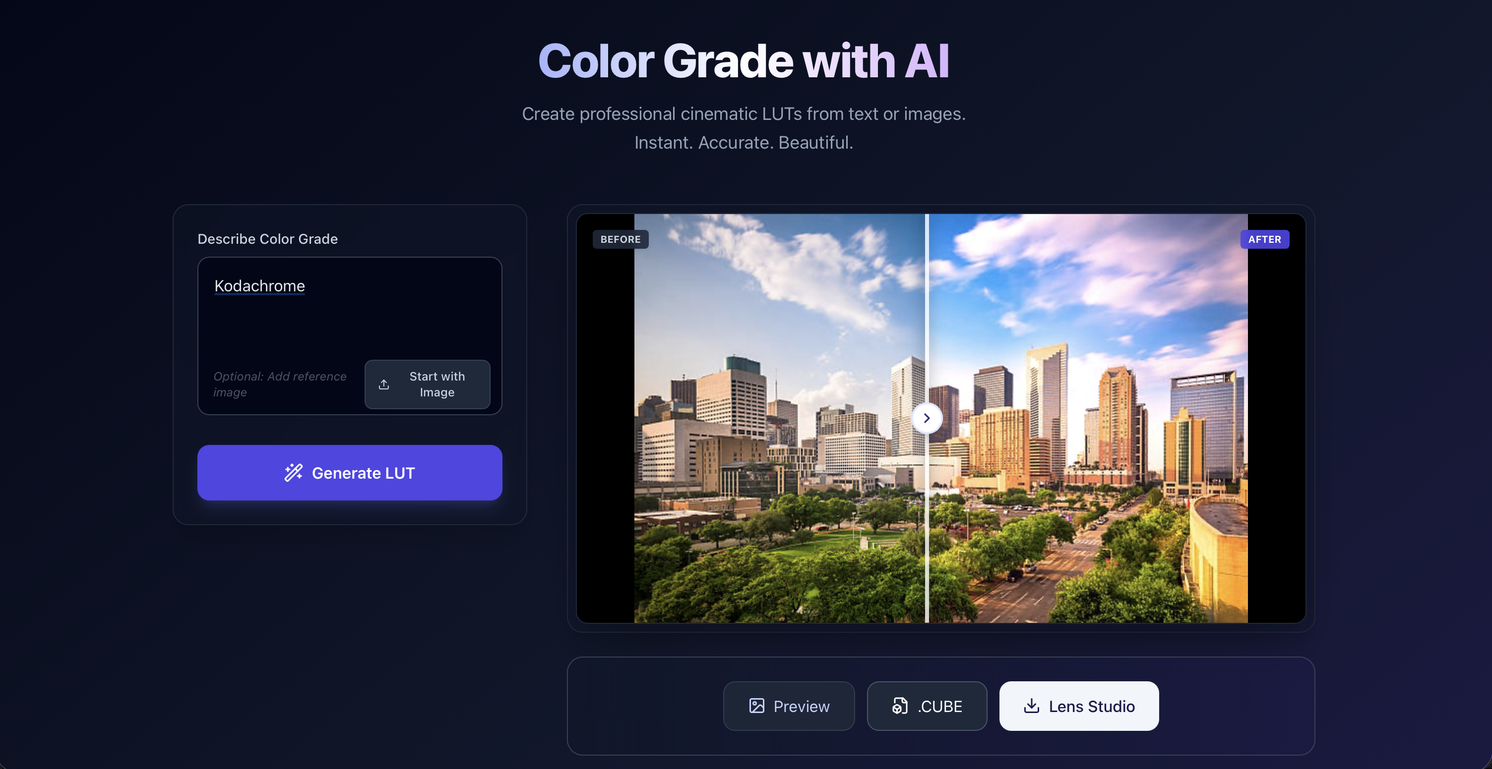 AI LUT Generator screenshot 2