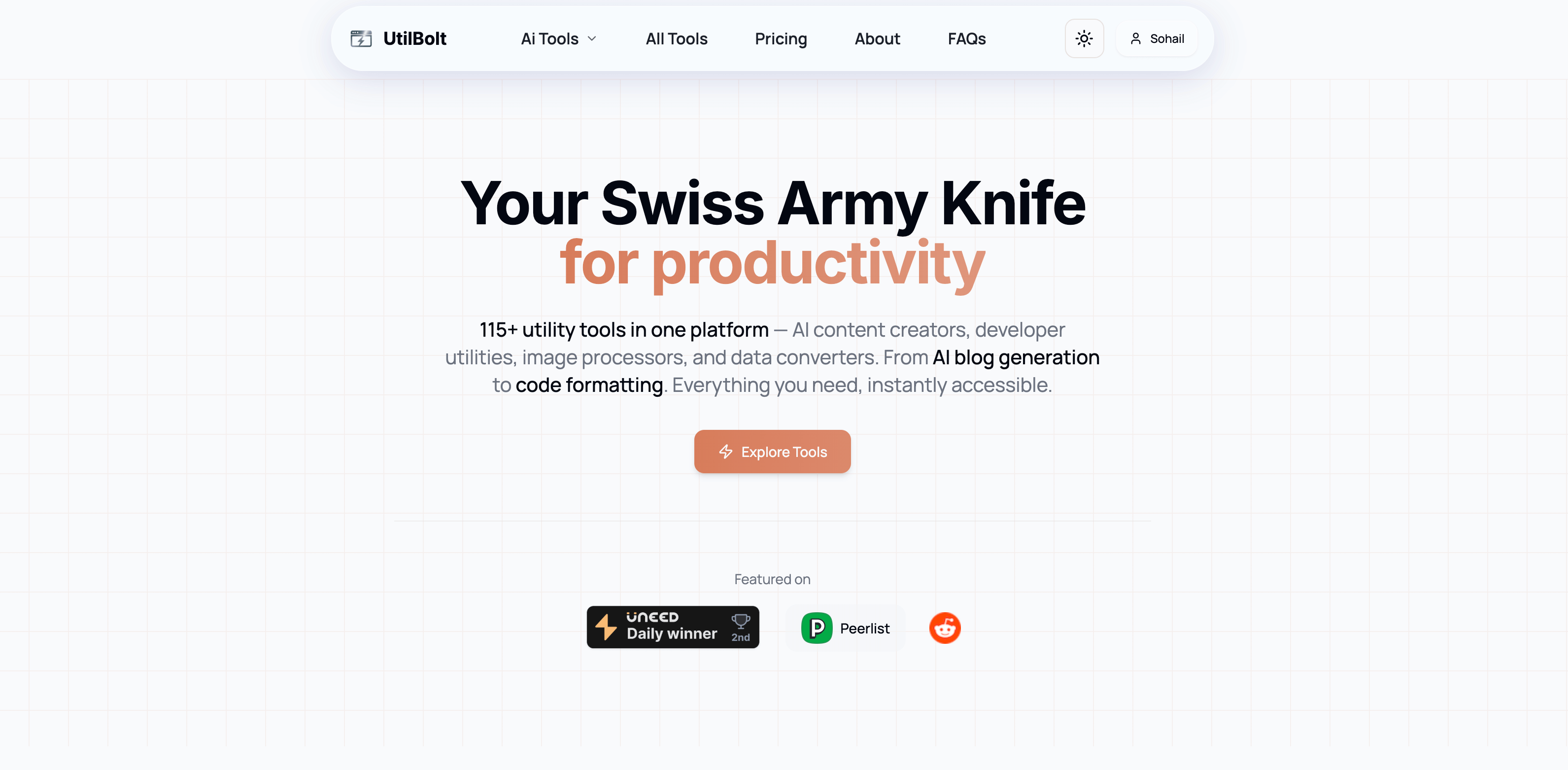 UtilBolt screenshot 2