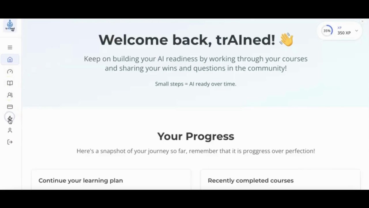 trAIned up screenshot 1