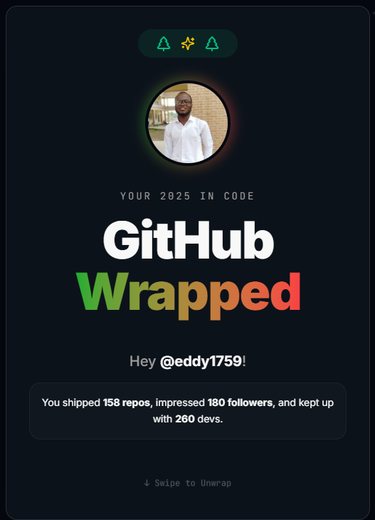 Dev Wrapped 2025 screenshot 2