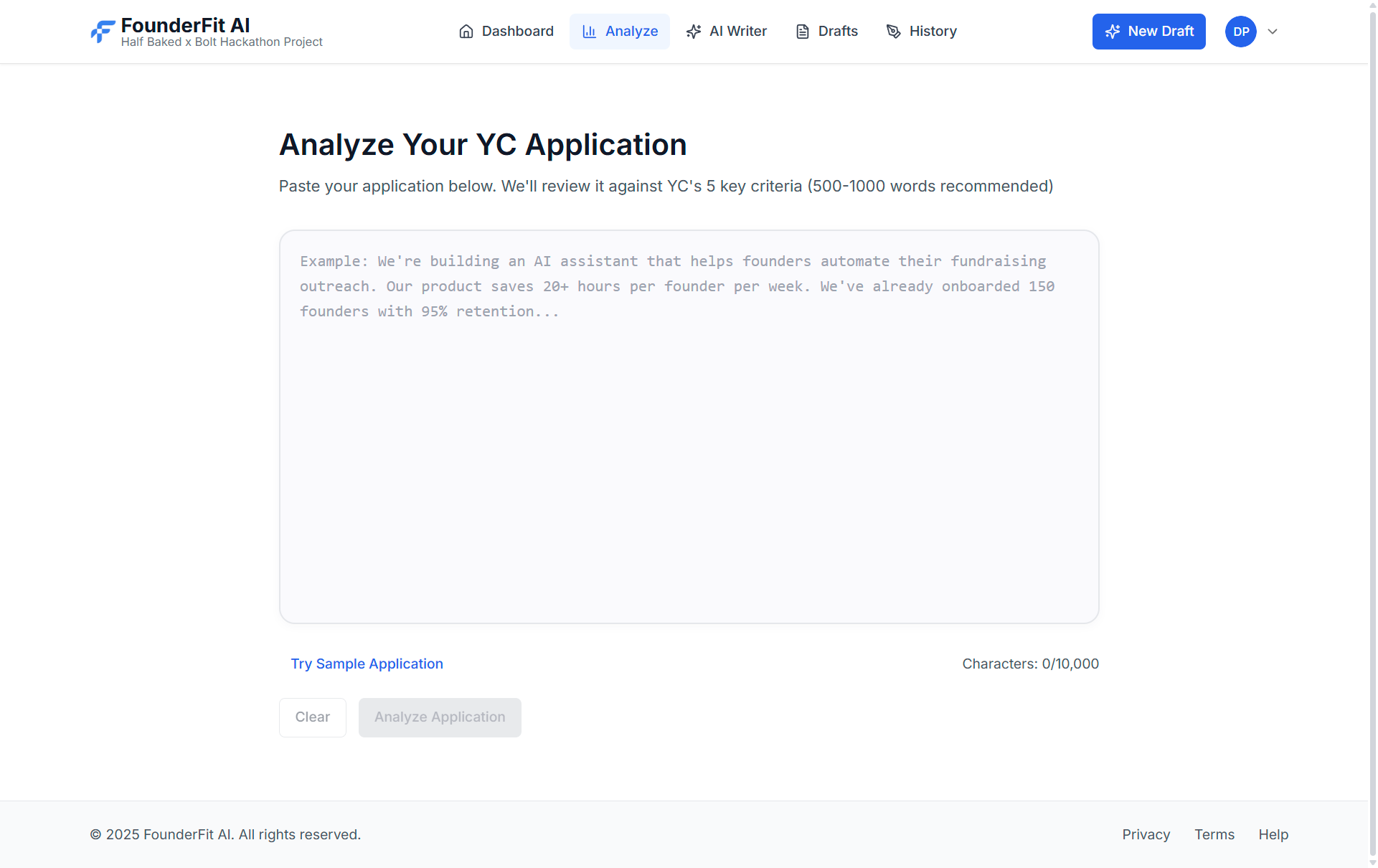 FounderFit AI screenshot 3