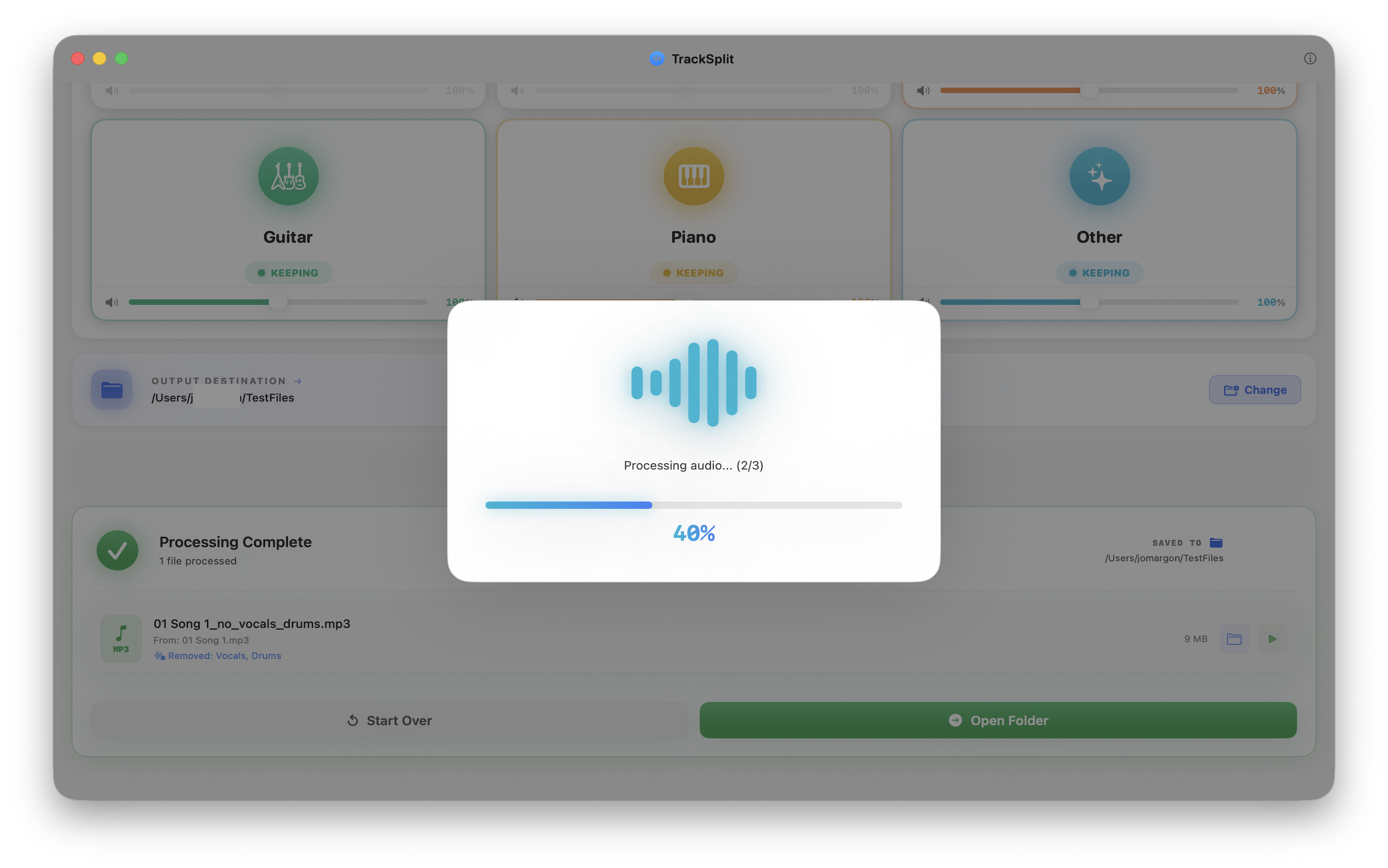 TrackSplit screenshot 5