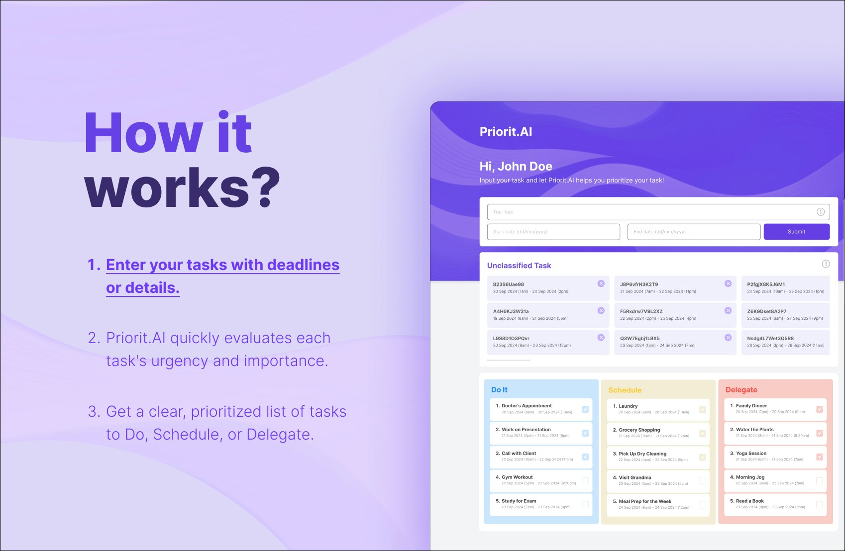 Priorit.AI screenshot 2