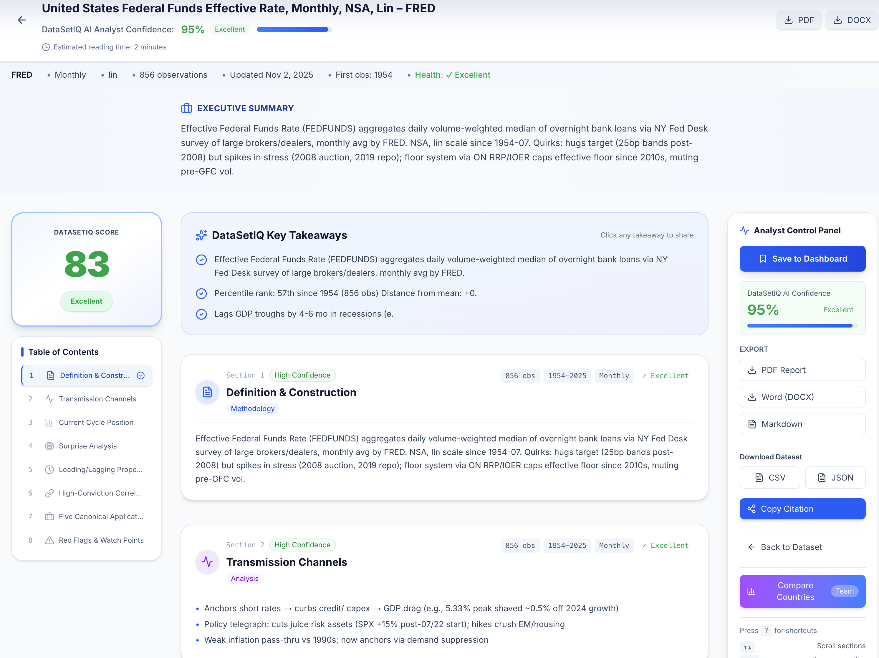 DataSetIQ screenshot 2