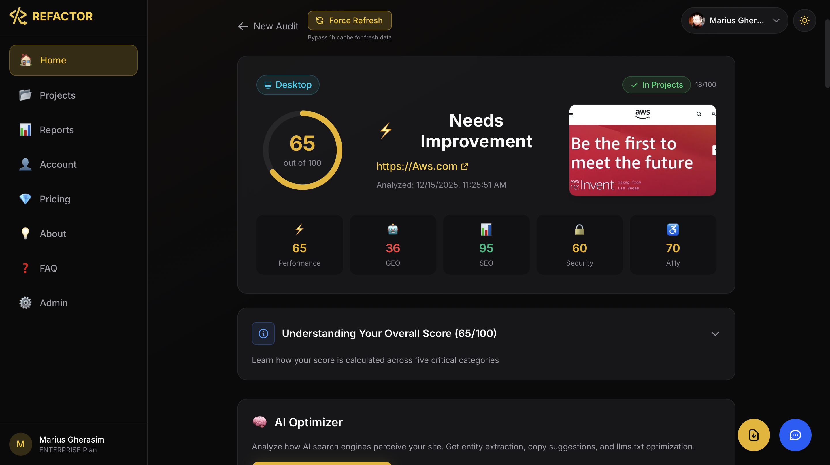 REFACTOR screenshot 3