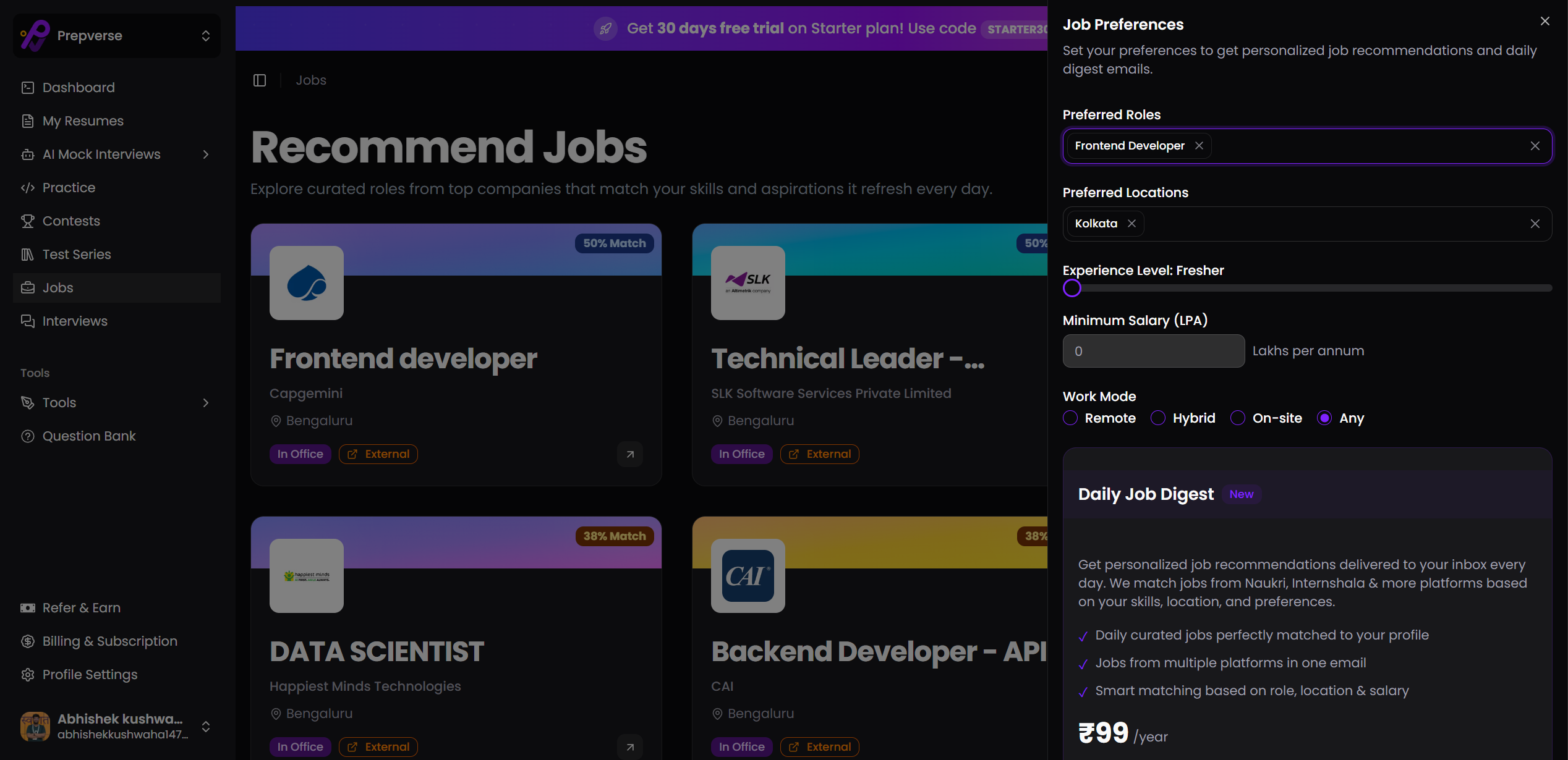Personalized Job Search screenshot 2