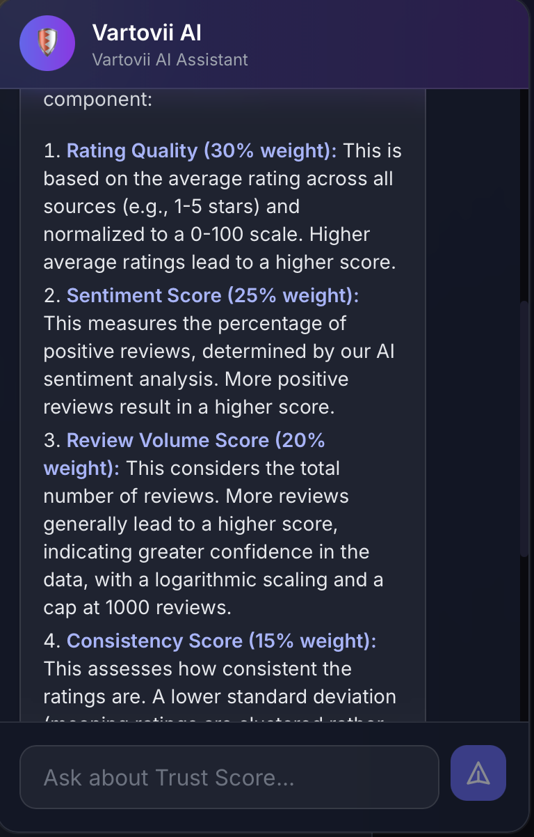 Vartovii Analystics screenshot 10