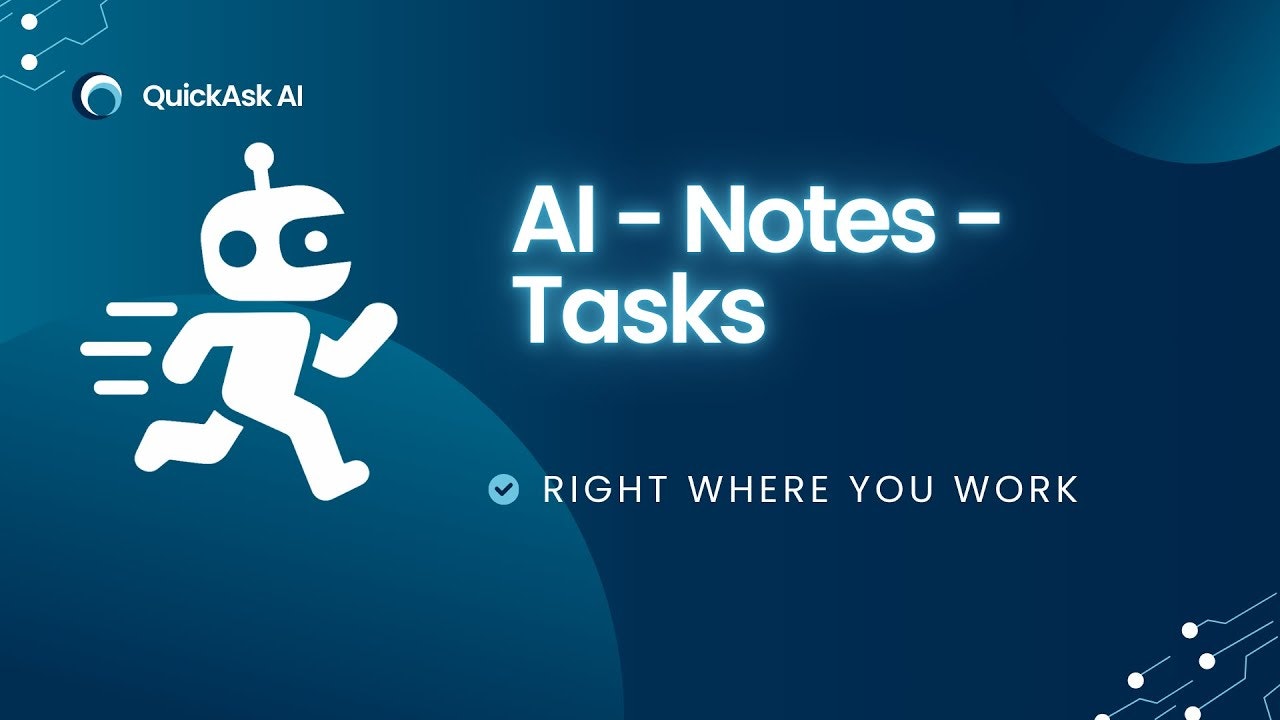 QuickAsk AI - Ask AI, Mini tasks & Notes screenshot 1