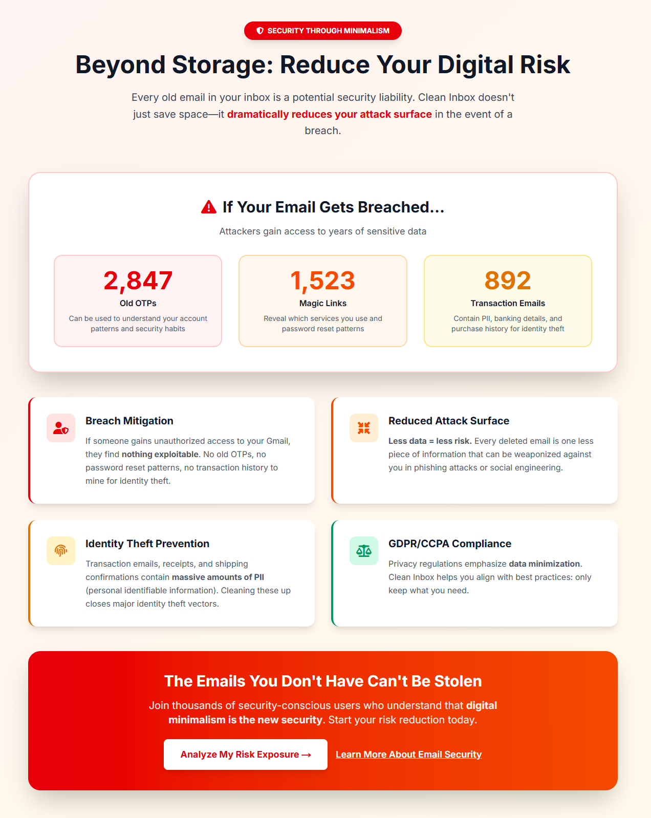 Clean Inbox - Declutter your Gmail screenshot 4