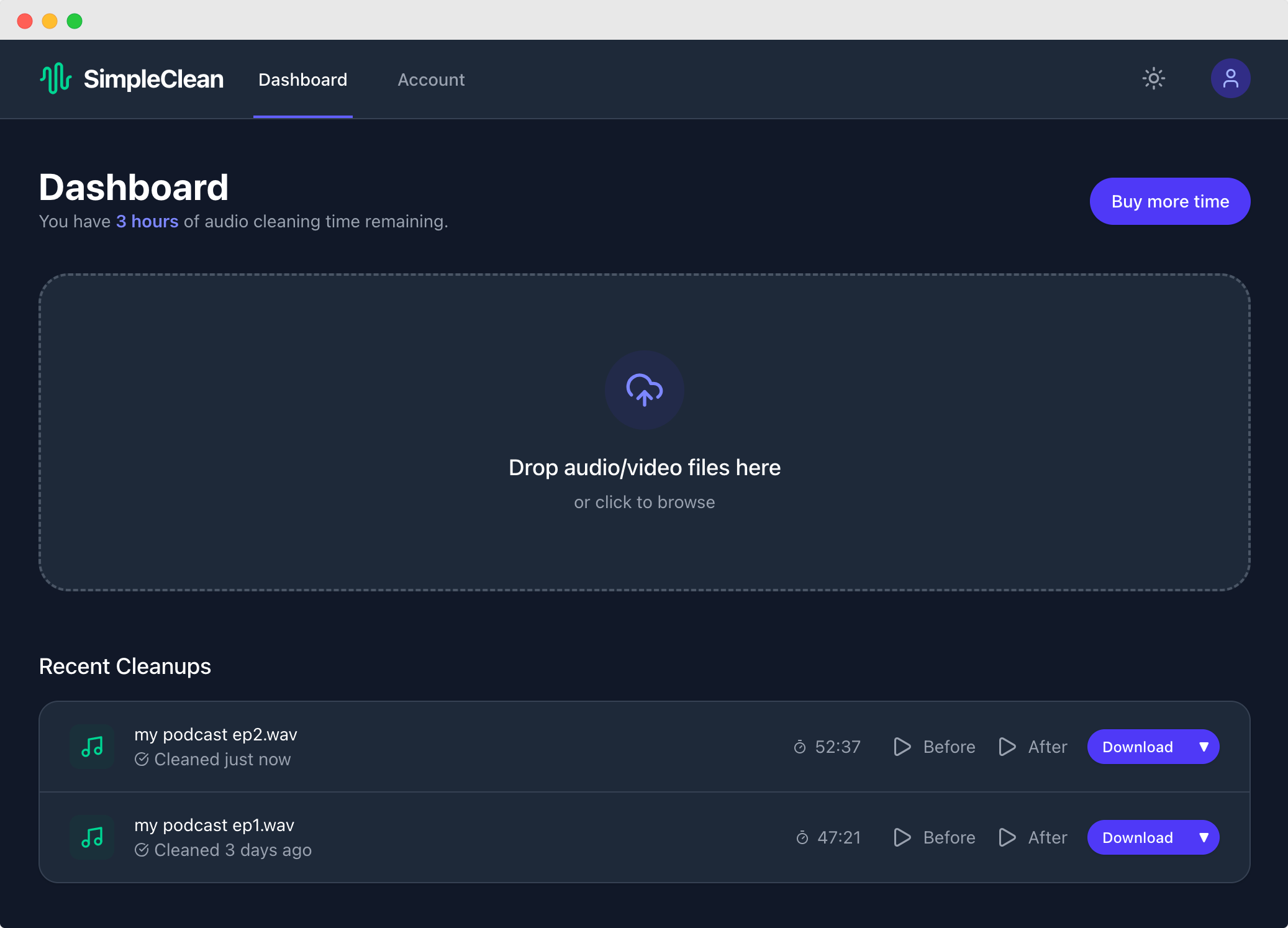 SimpleClean screenshot 2