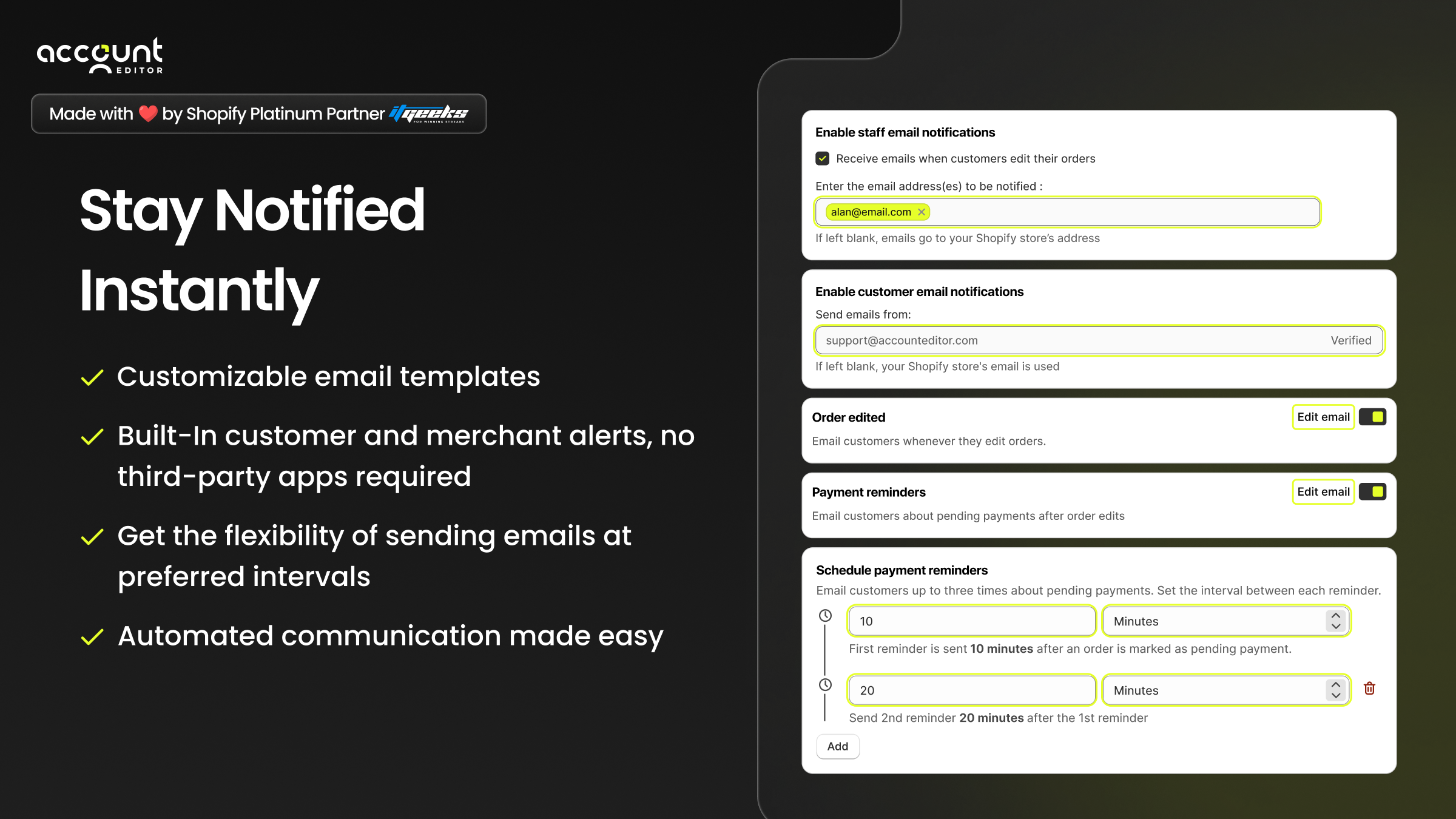 Account Editor  screenshot 3