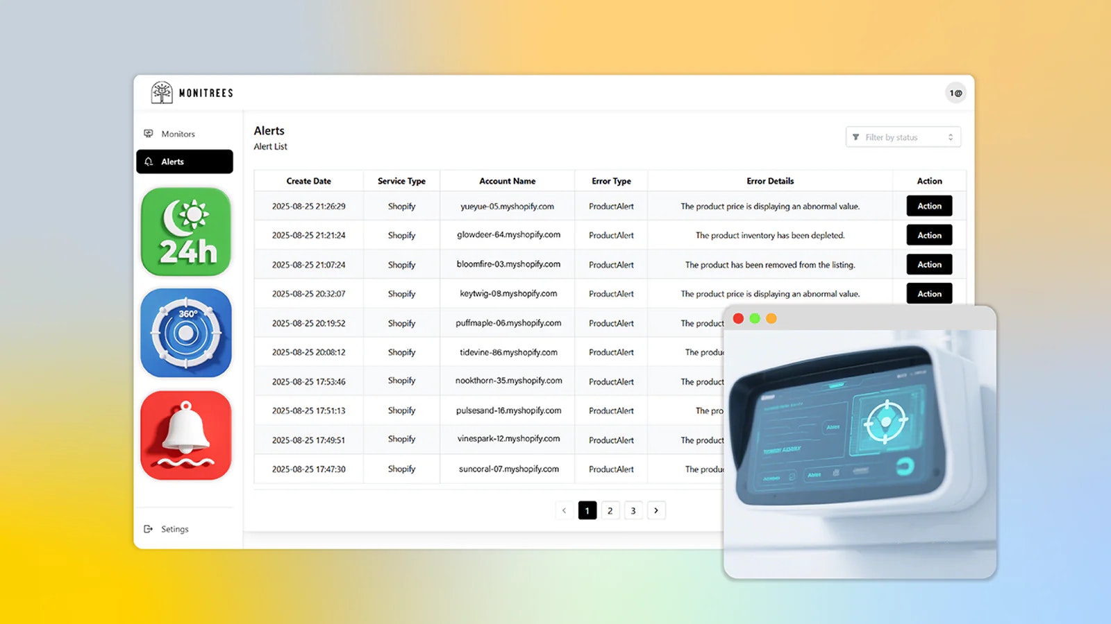 Monitrees screenshot 5