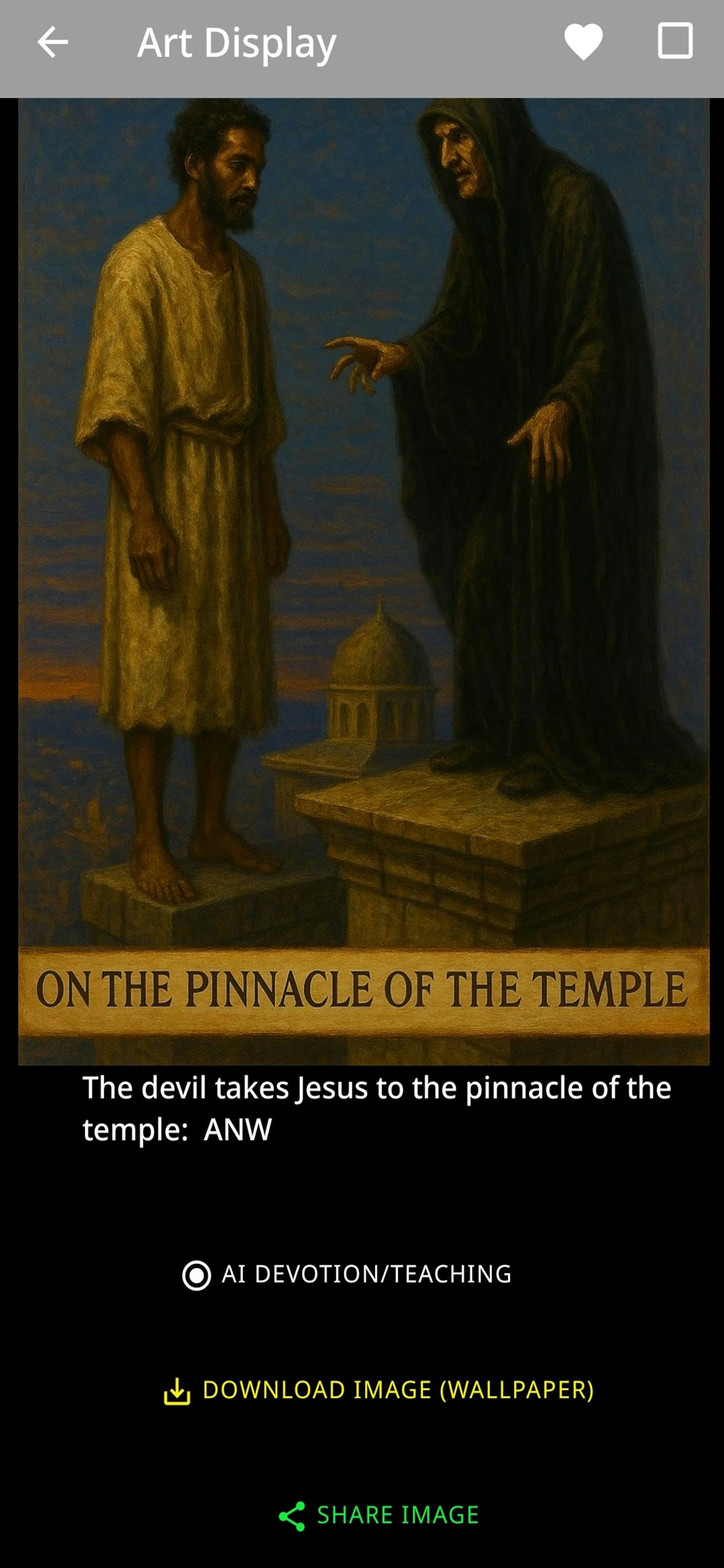 Classic and AI Bible Art Gallery screenshot 4