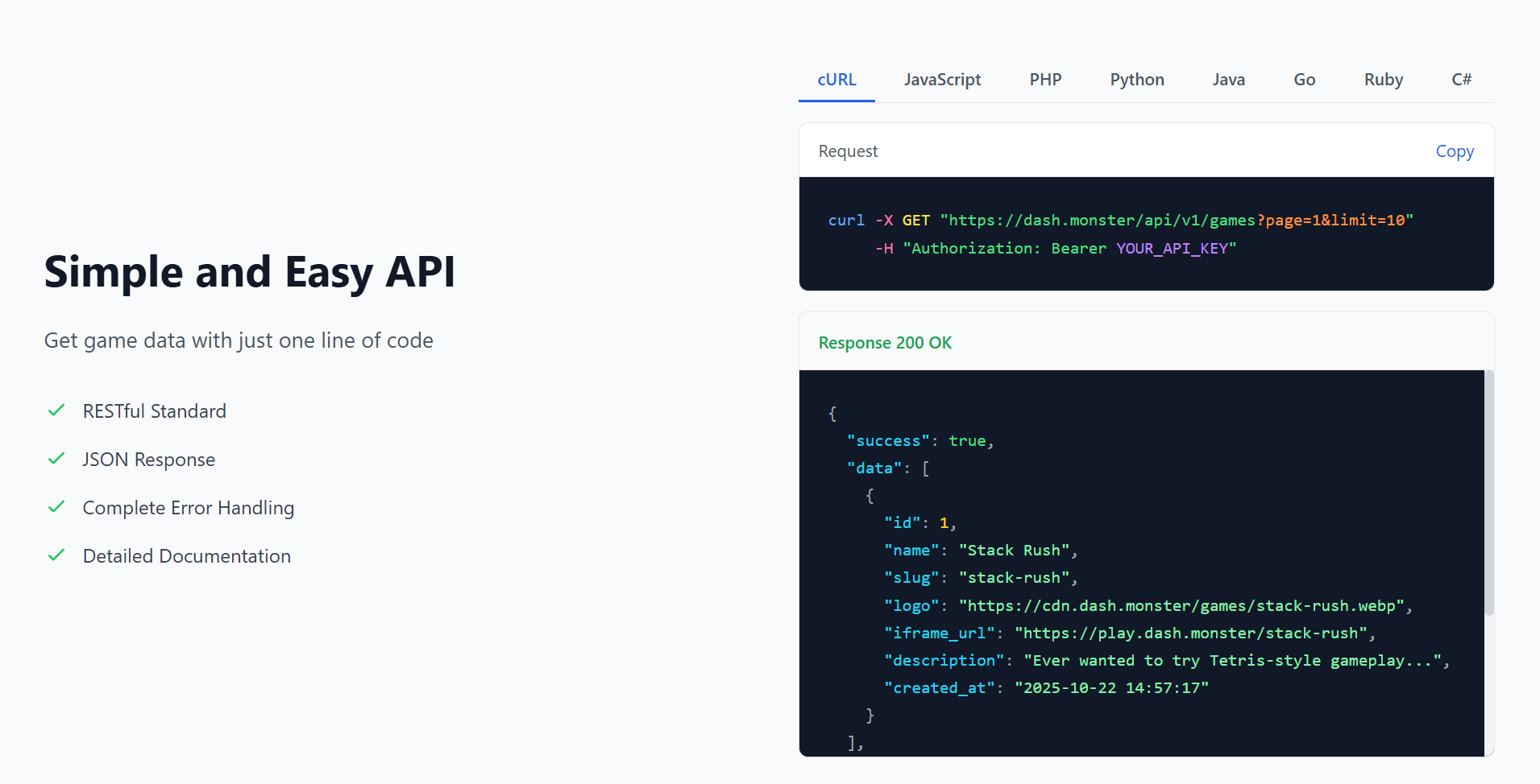 Dash.monster screenshot 1