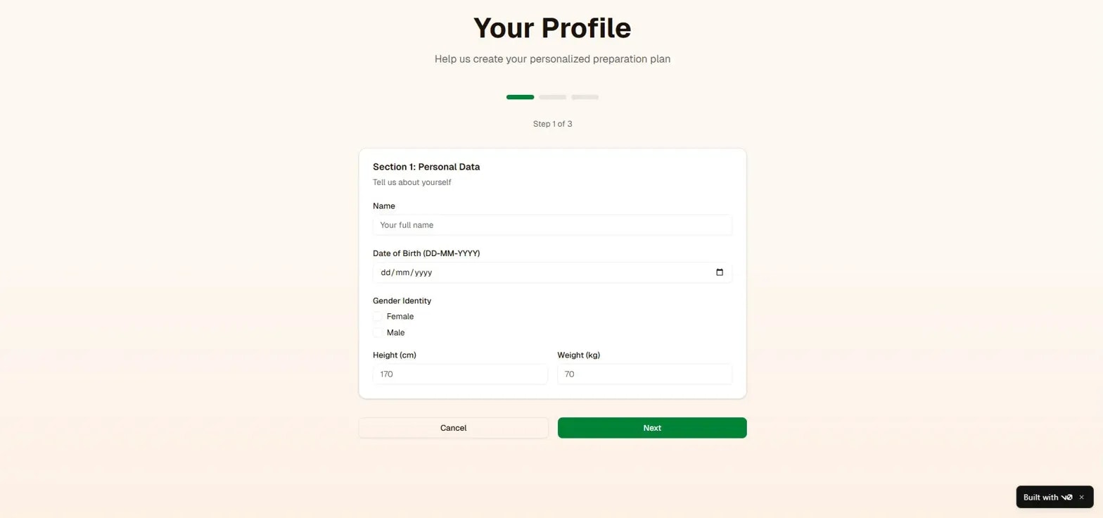 Personalized Plan screenshot 2