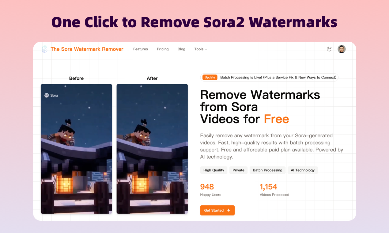 The Sora Watermark Remover screenshot 1