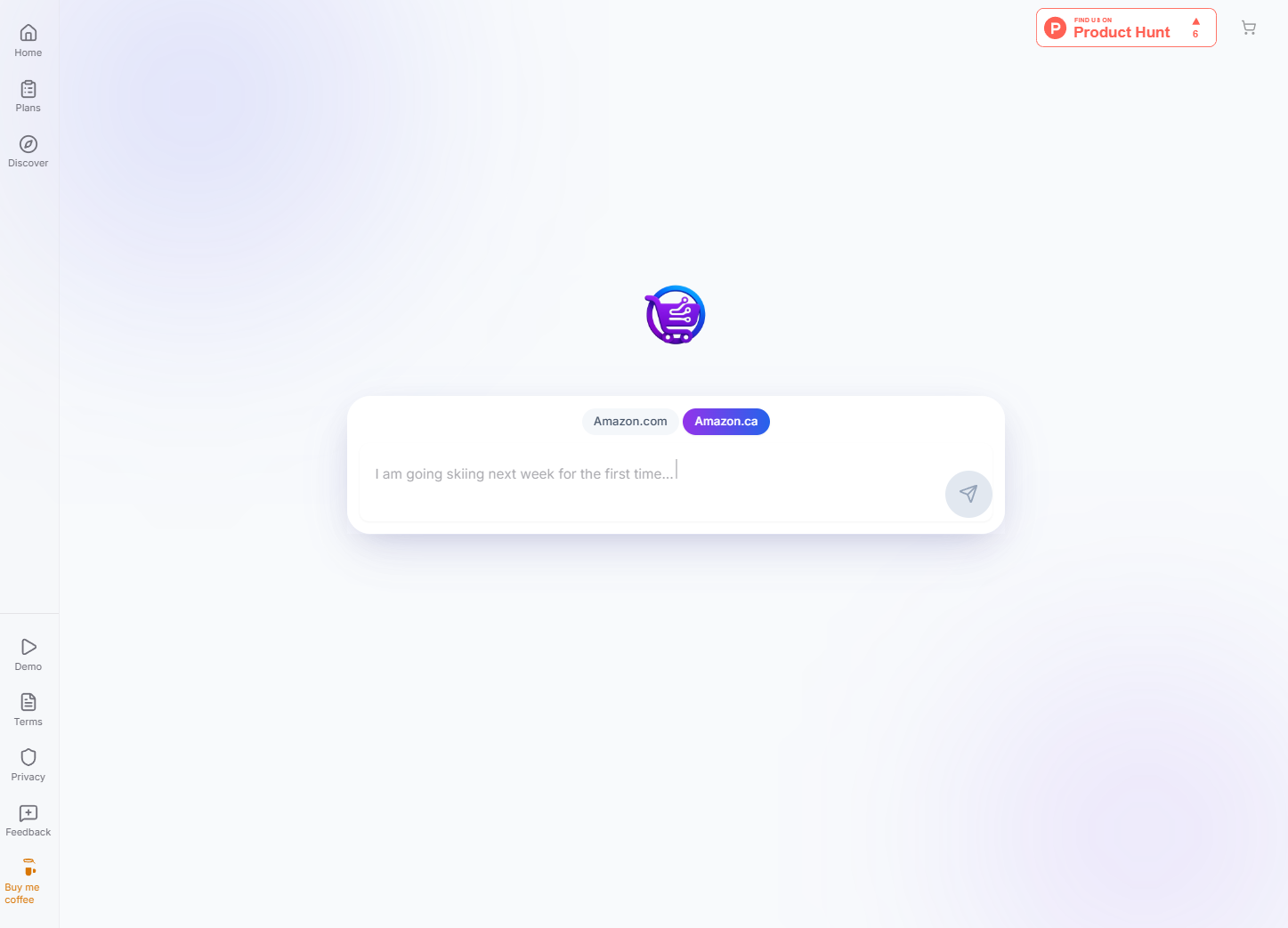 LogiCart: Your AI shopping assistant screenshot 1