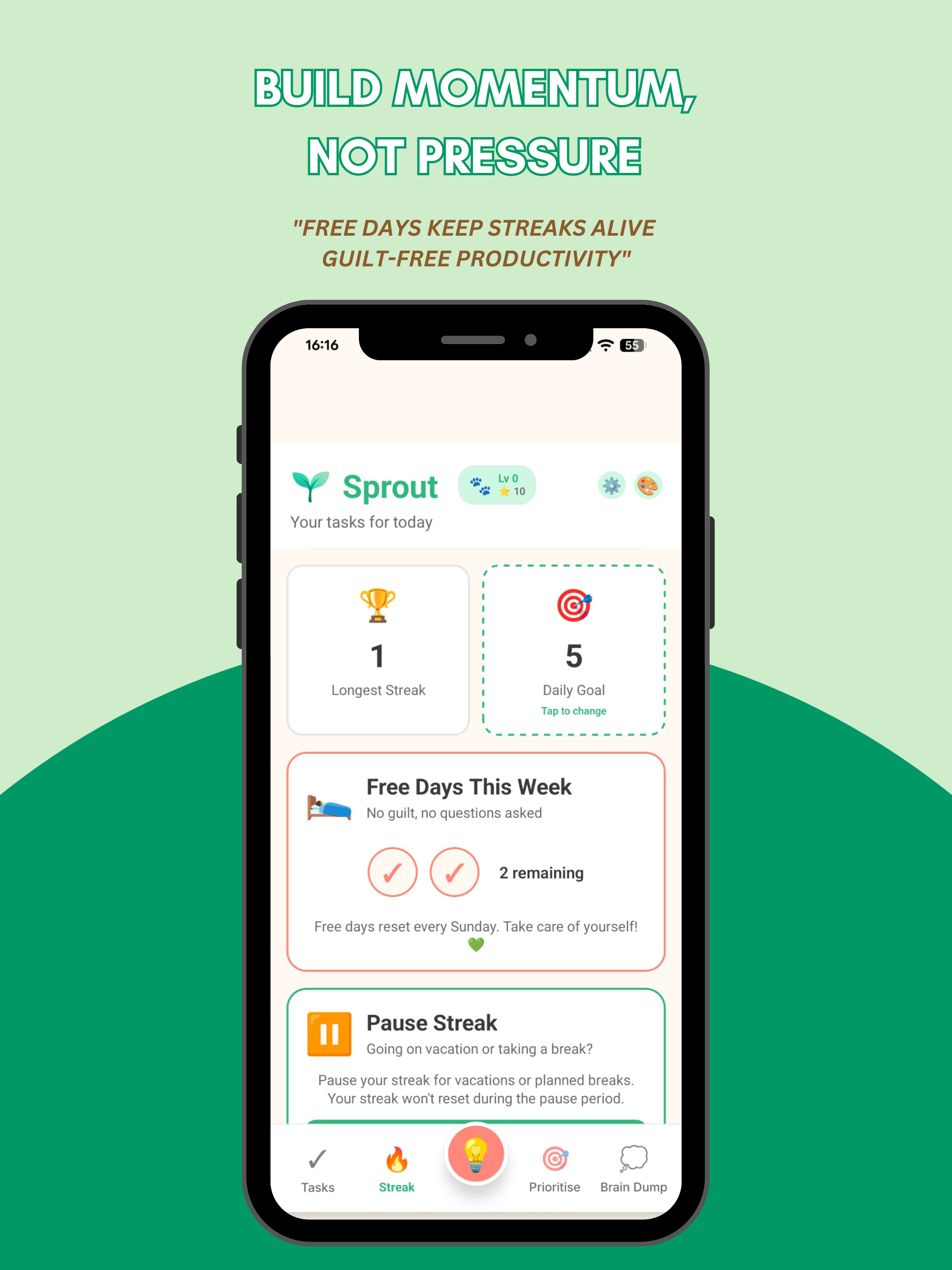   Sprout - Guilt-free ADHD task manager screenshot 7