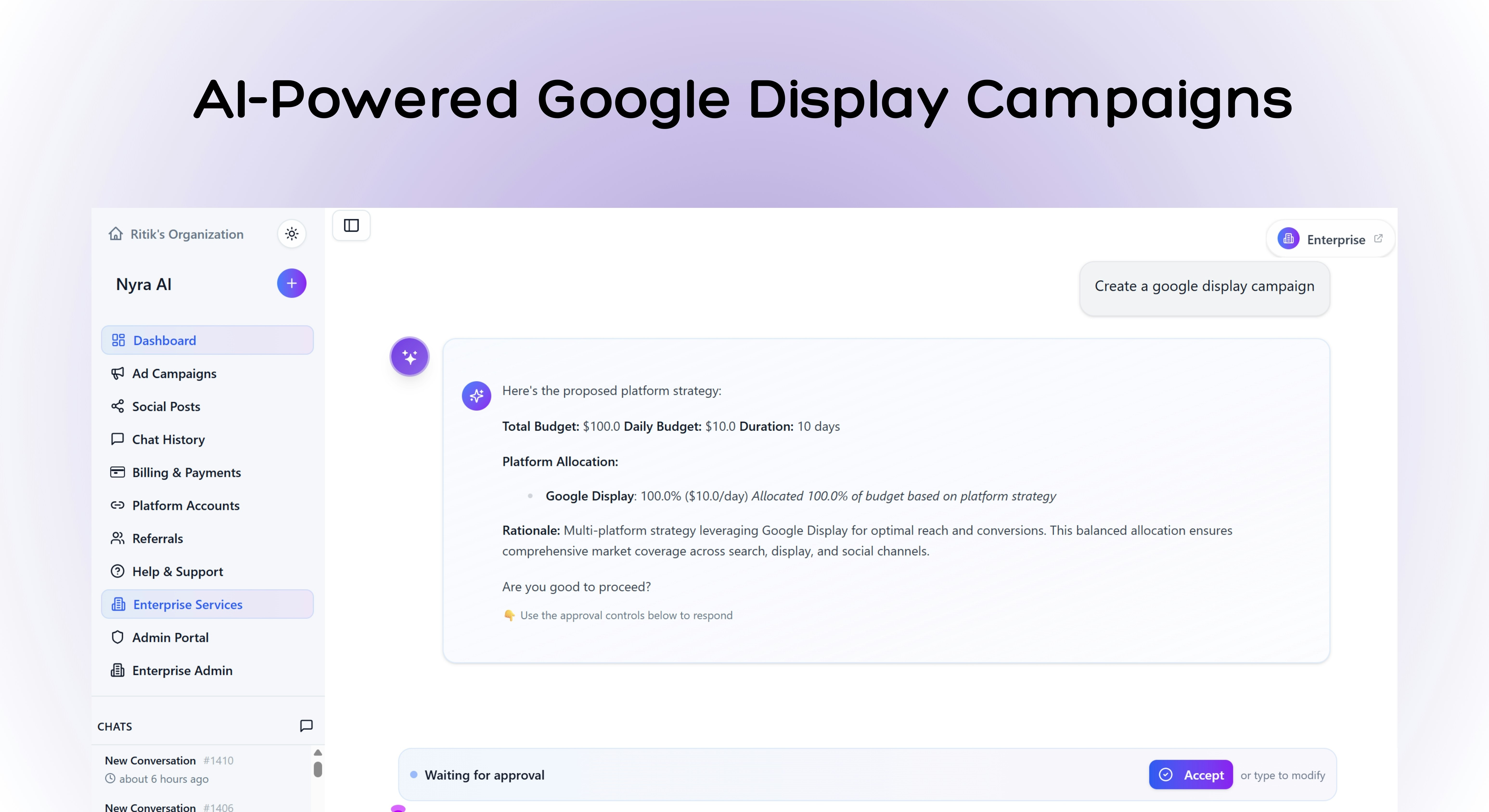 Nyra AI 2.0 Your AI Ads Copilot screenshot 3