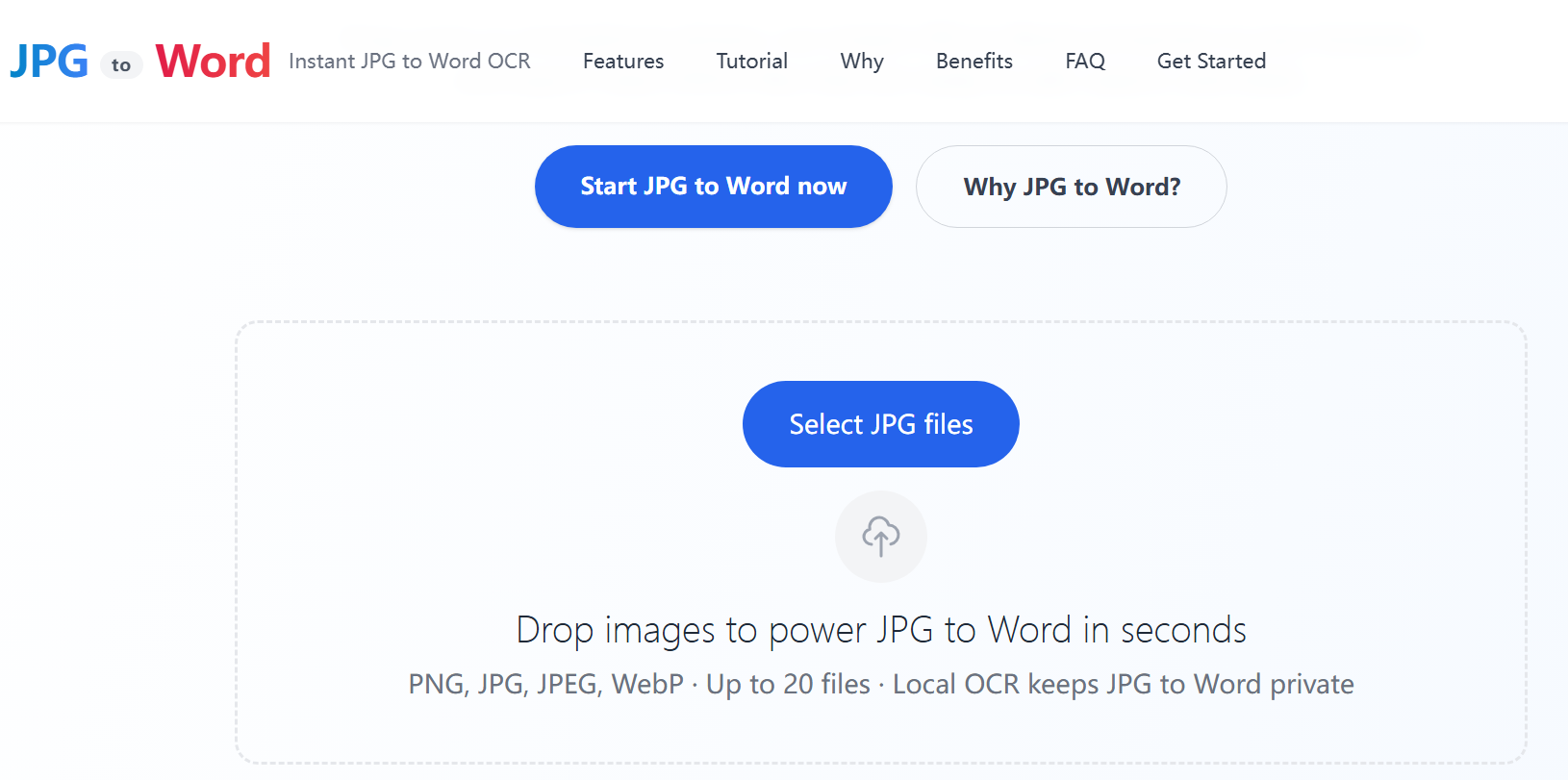 JPG to Word Online screenshot 1