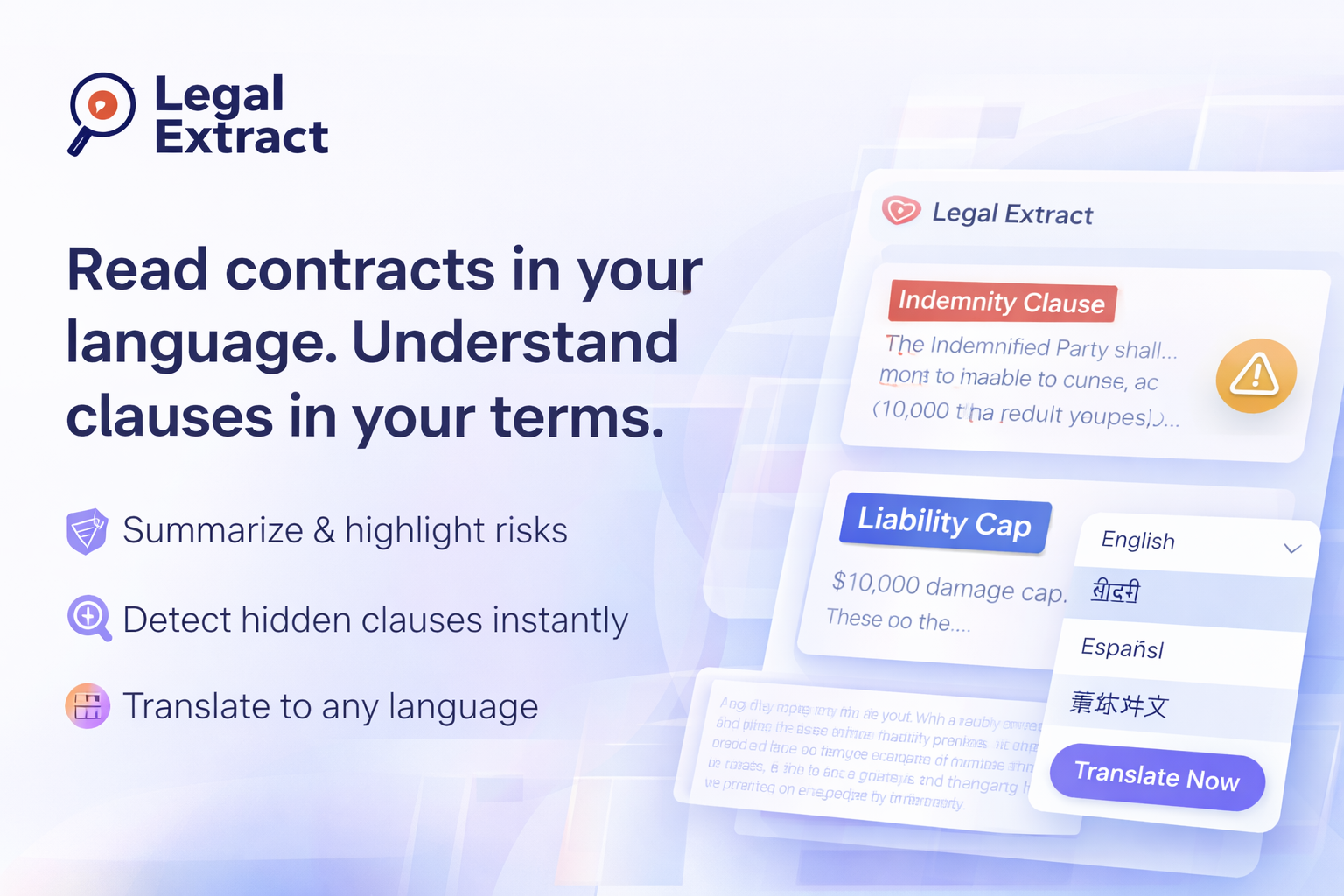 LEGAL EXTRACT AI screenshot 1