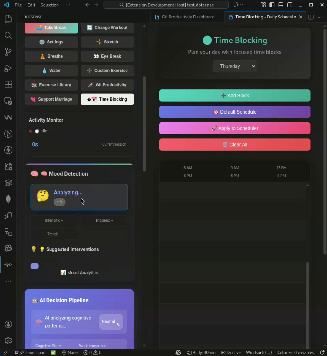 DotSense screenshot 2
