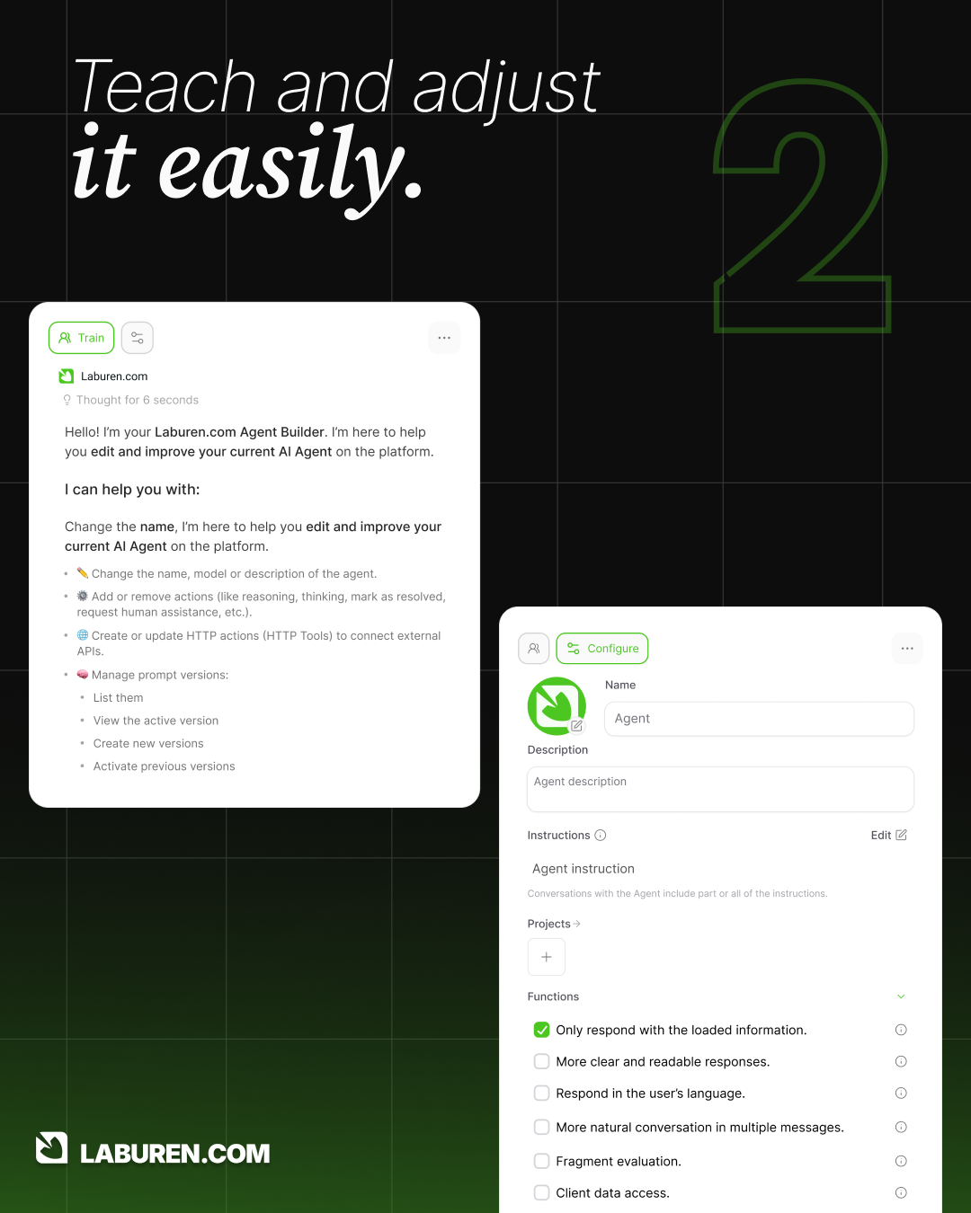 Laburen.com Agent Builder screenshot 3