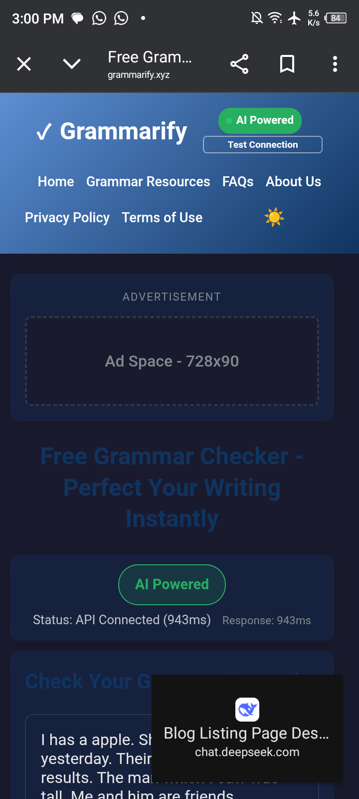 Grammarify screenshot 1