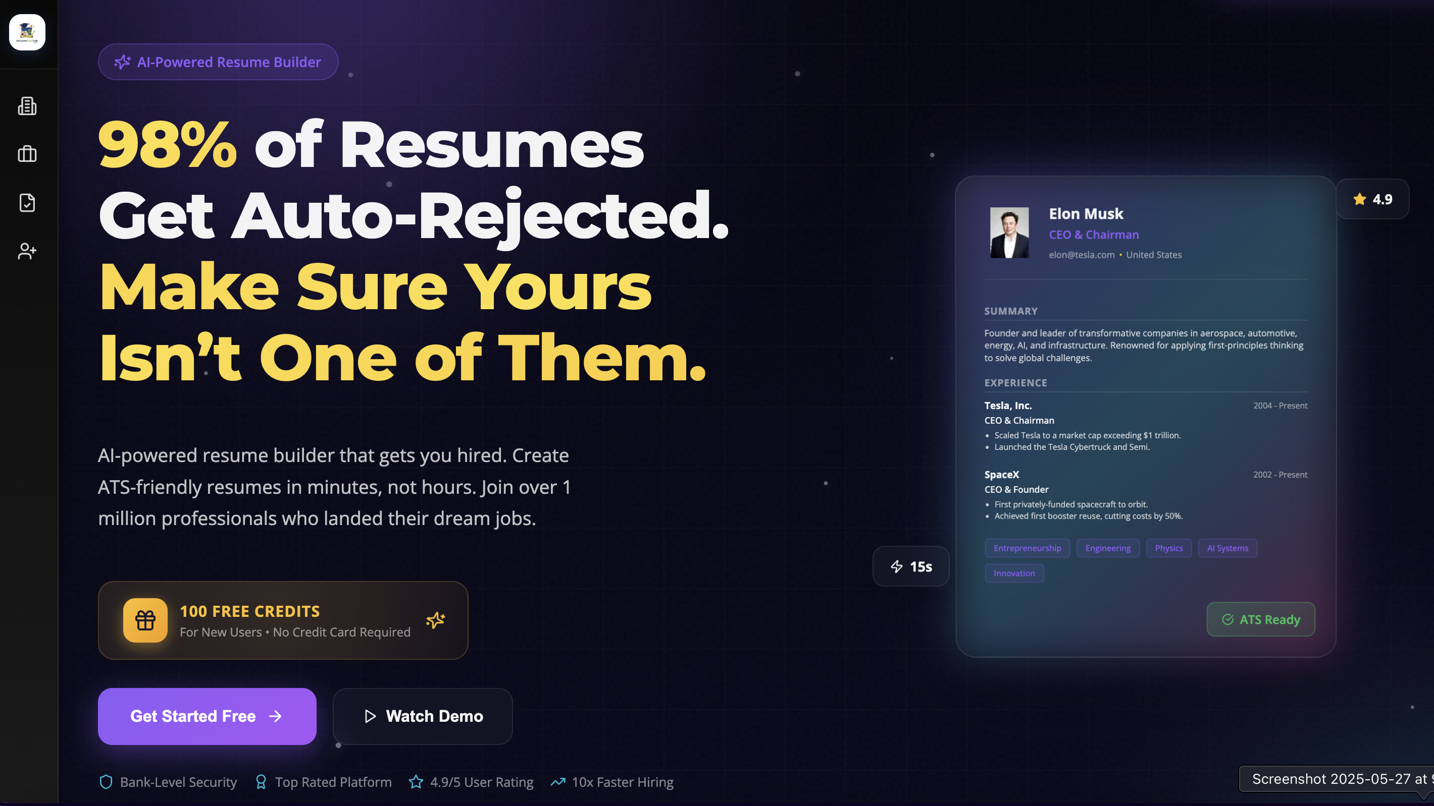 Resume and Job screenshot 1