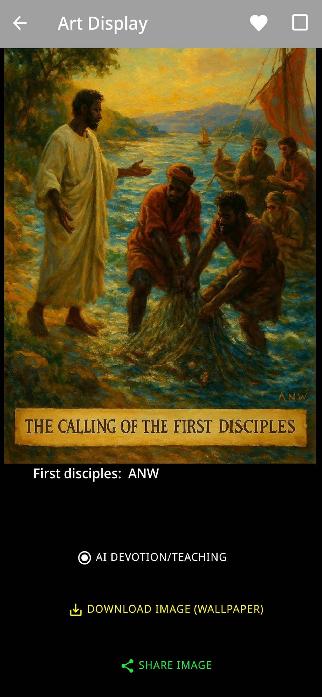 Classic and AI Bible Art Gallery screenshot 2