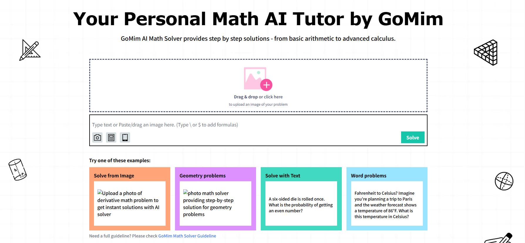 GoMim AI Math Solver screenshot 2
