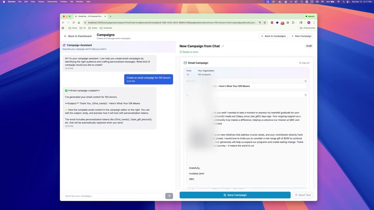 Gratefully.io: AI screenshot 1