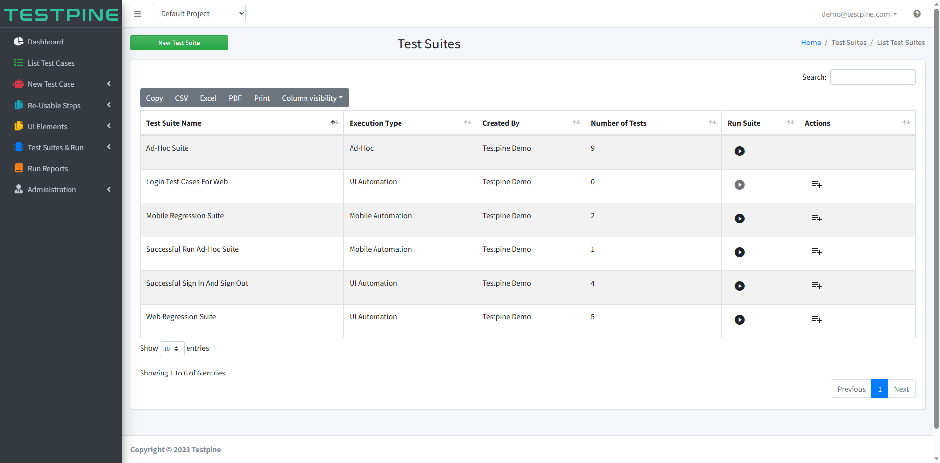 Testpine screenshot 12