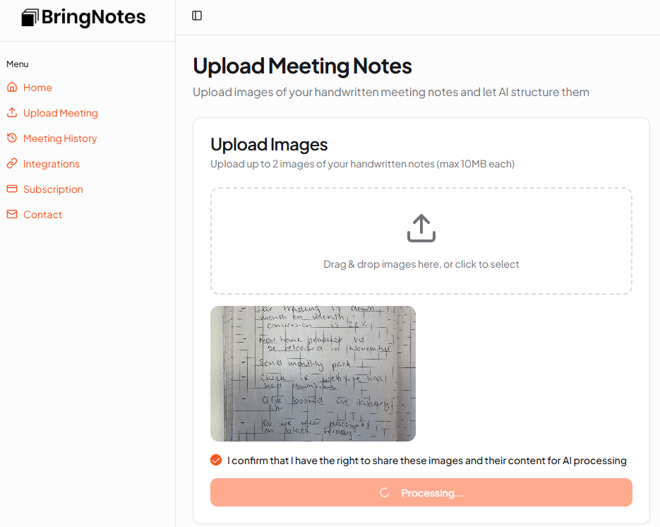 BringNotes screenshot 6