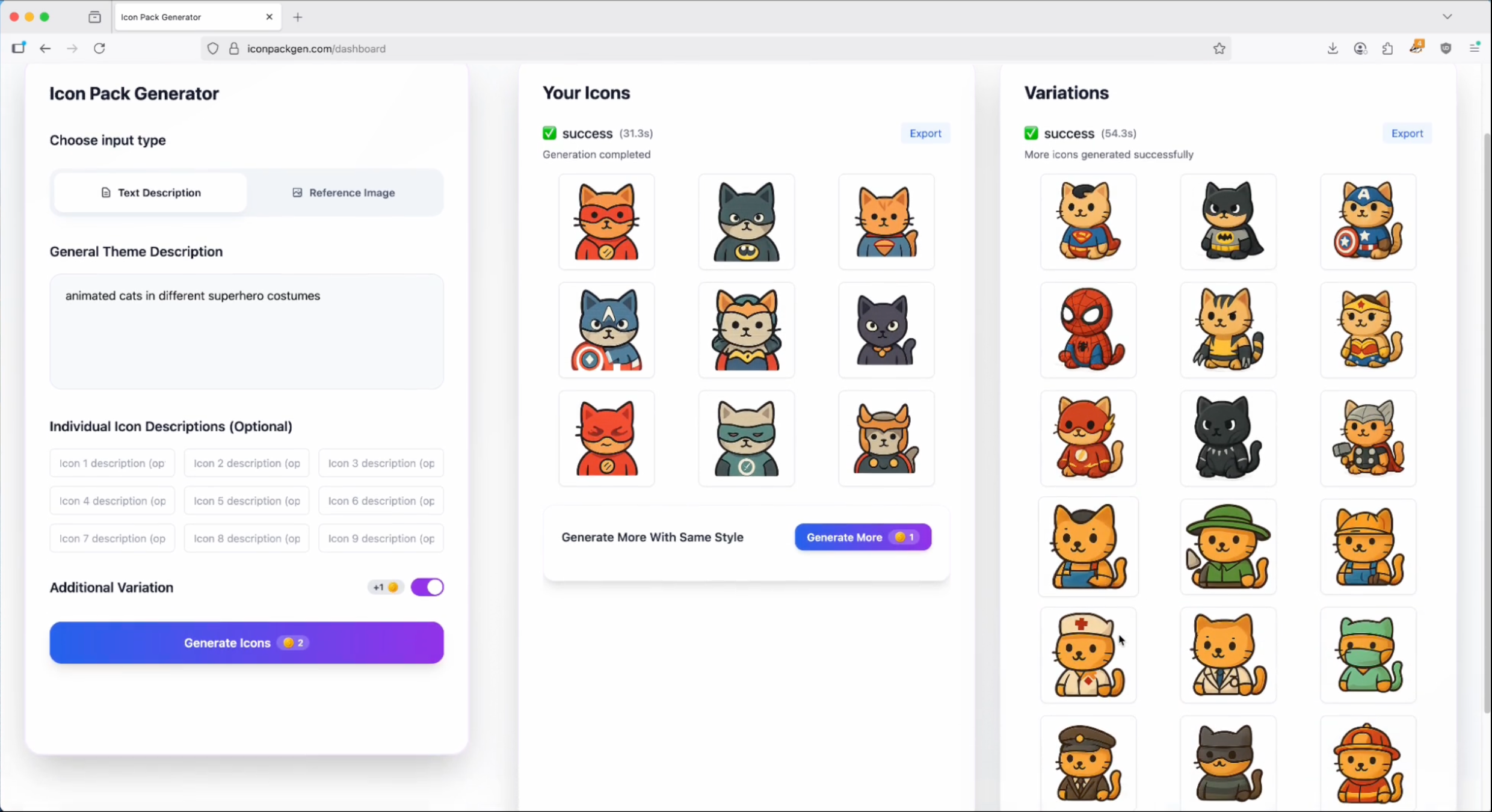 Icon Pack Generator screenshot 5